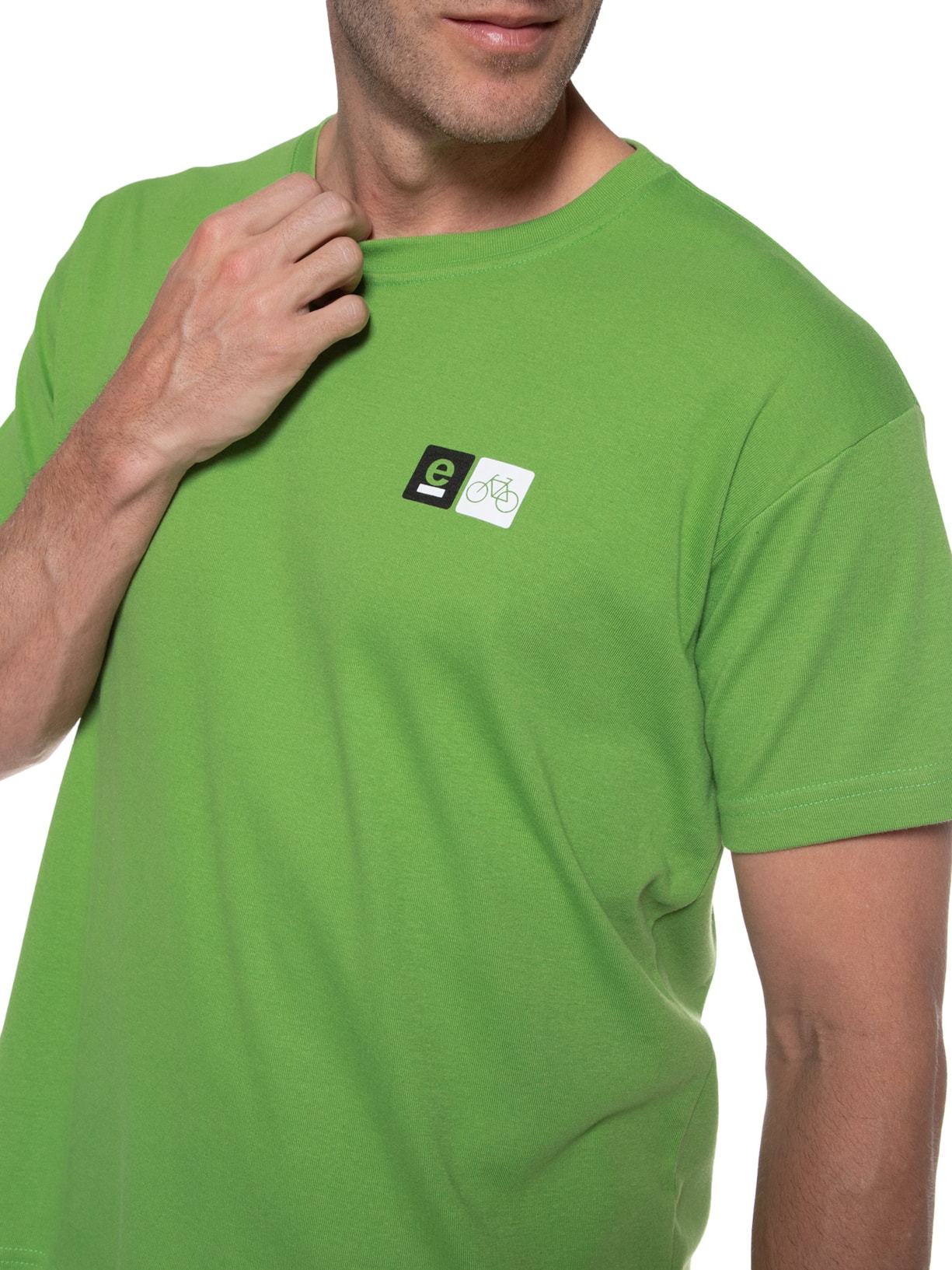 Camiseta Masculina Big Bike Sign Verde Osklen