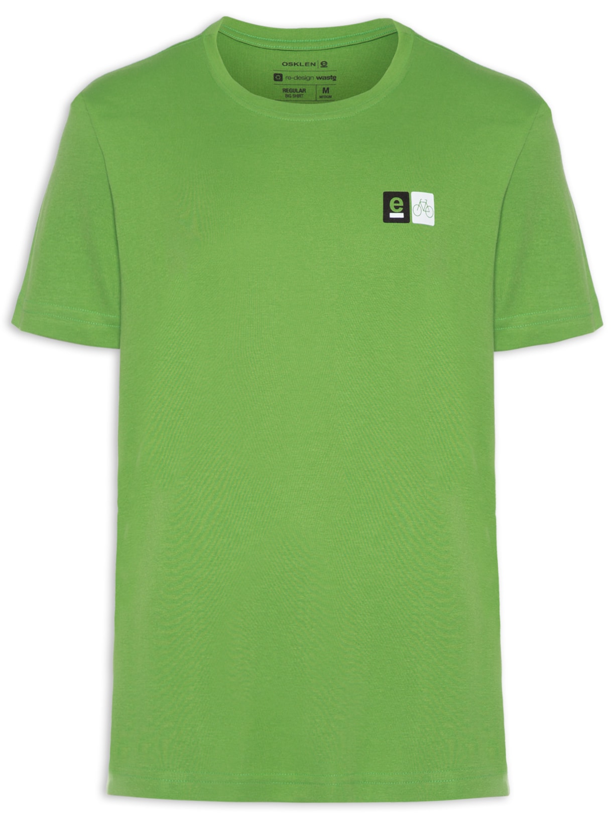 Camiseta Masculina Big Bike Sign - Verde
