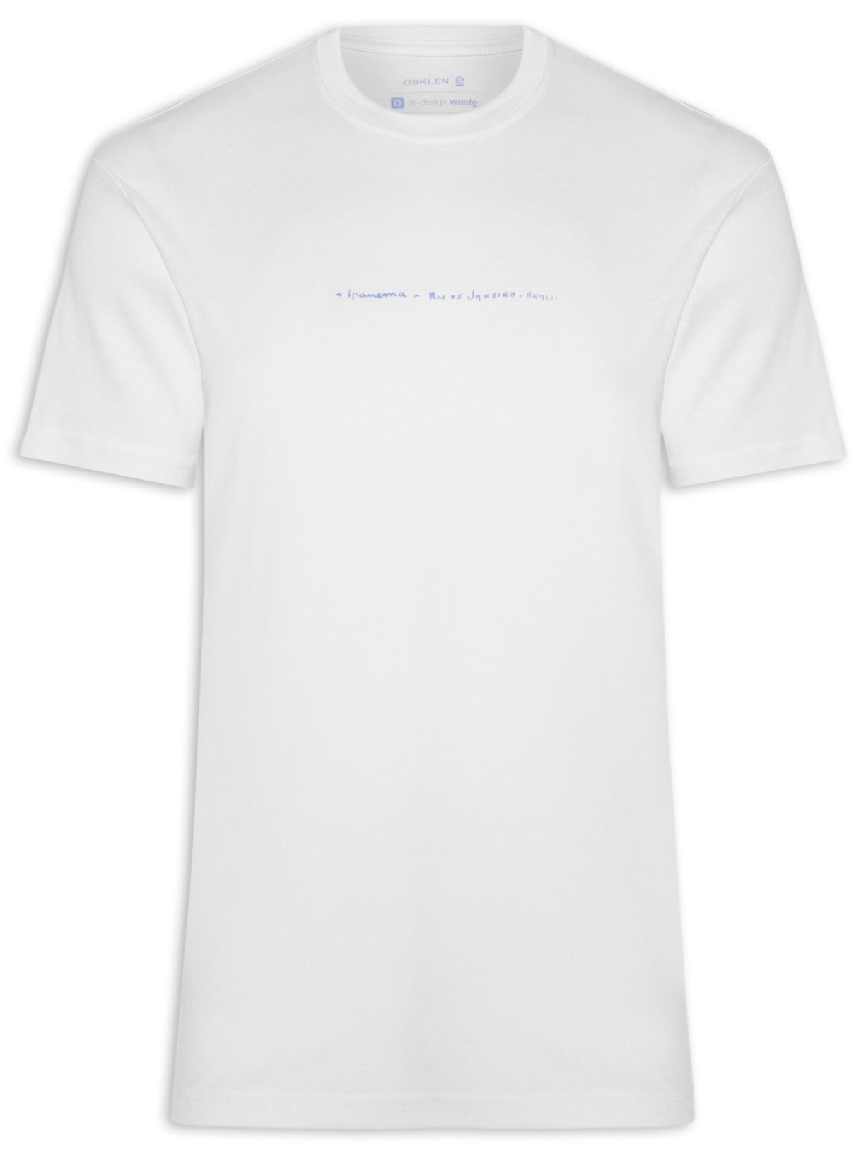 Camiseta Masculina Big Coqueiro Manga Curta - Branco