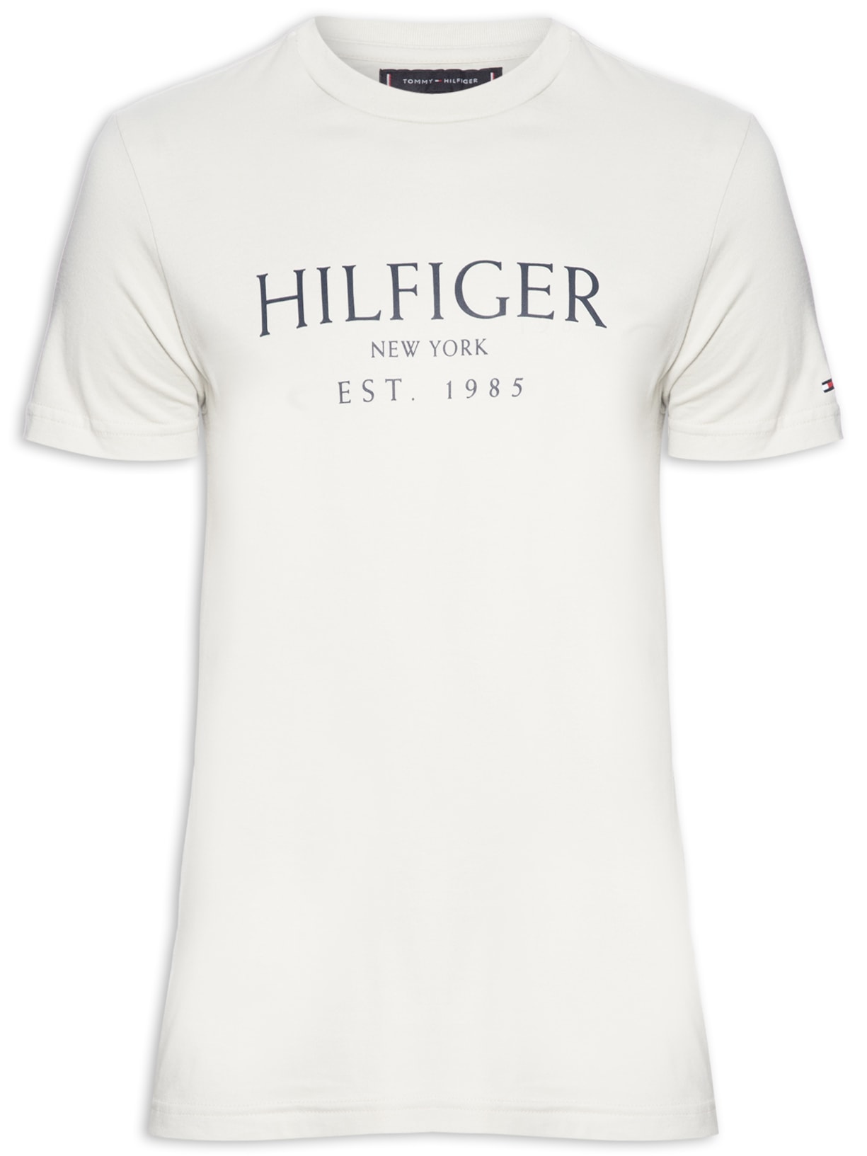 Camiseta Masculina Big Hilfiger Tee - Off-White