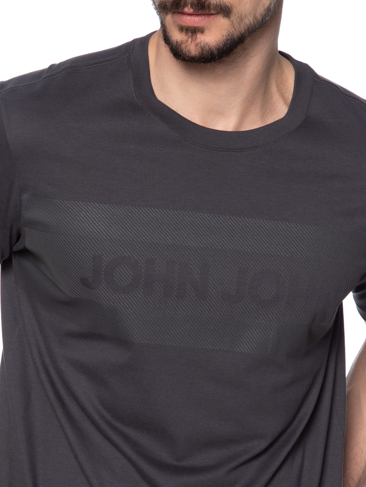 Camiseta Masculina Big John Line Cinza John John