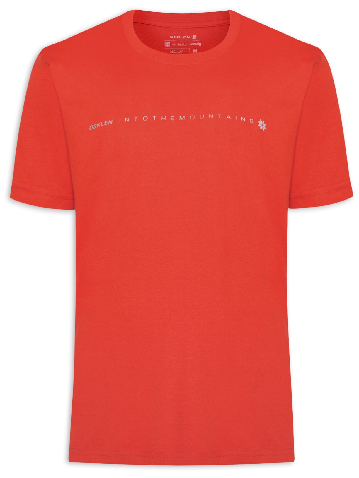 Camiseta Masculina Big Osk Into The Mountains Vermelho Osklen