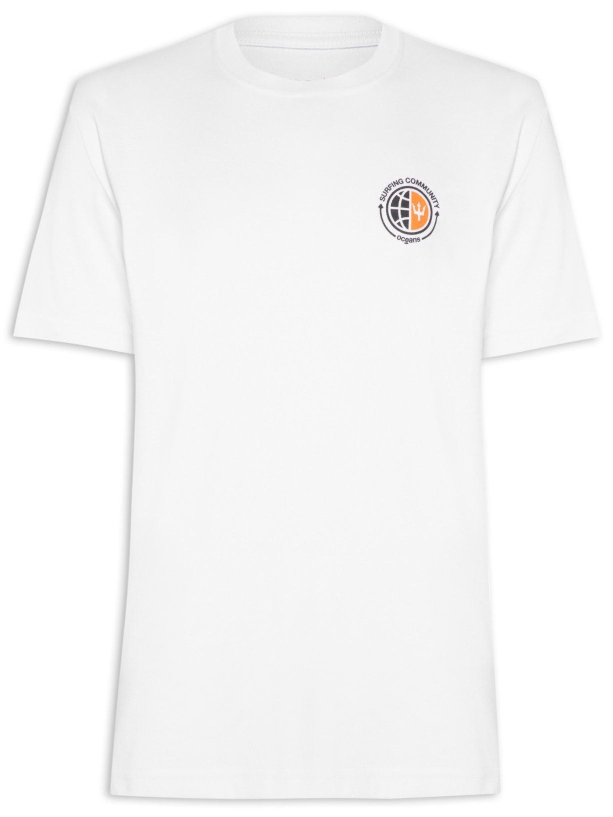 Camiseta Masculina Big Prancha Vermelha - Branco