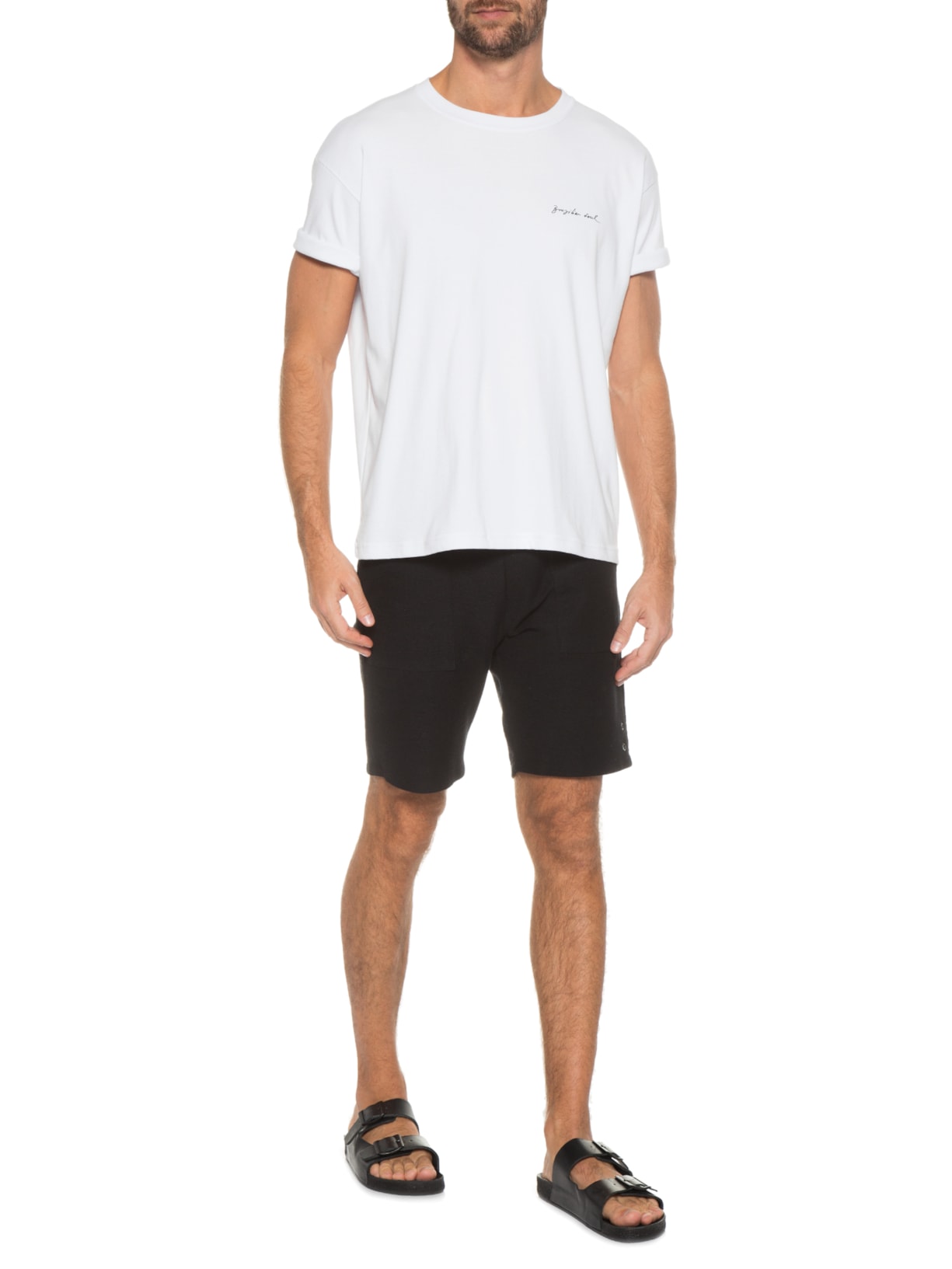 Camiseta Masculina Big Shirt Arara Azul Branco Osklen