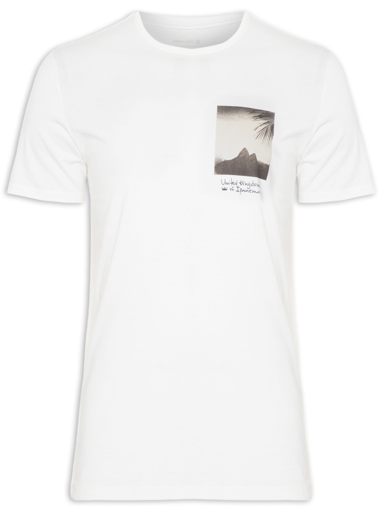 Camiseta Masculina Big Shirt Ipanema - Branco