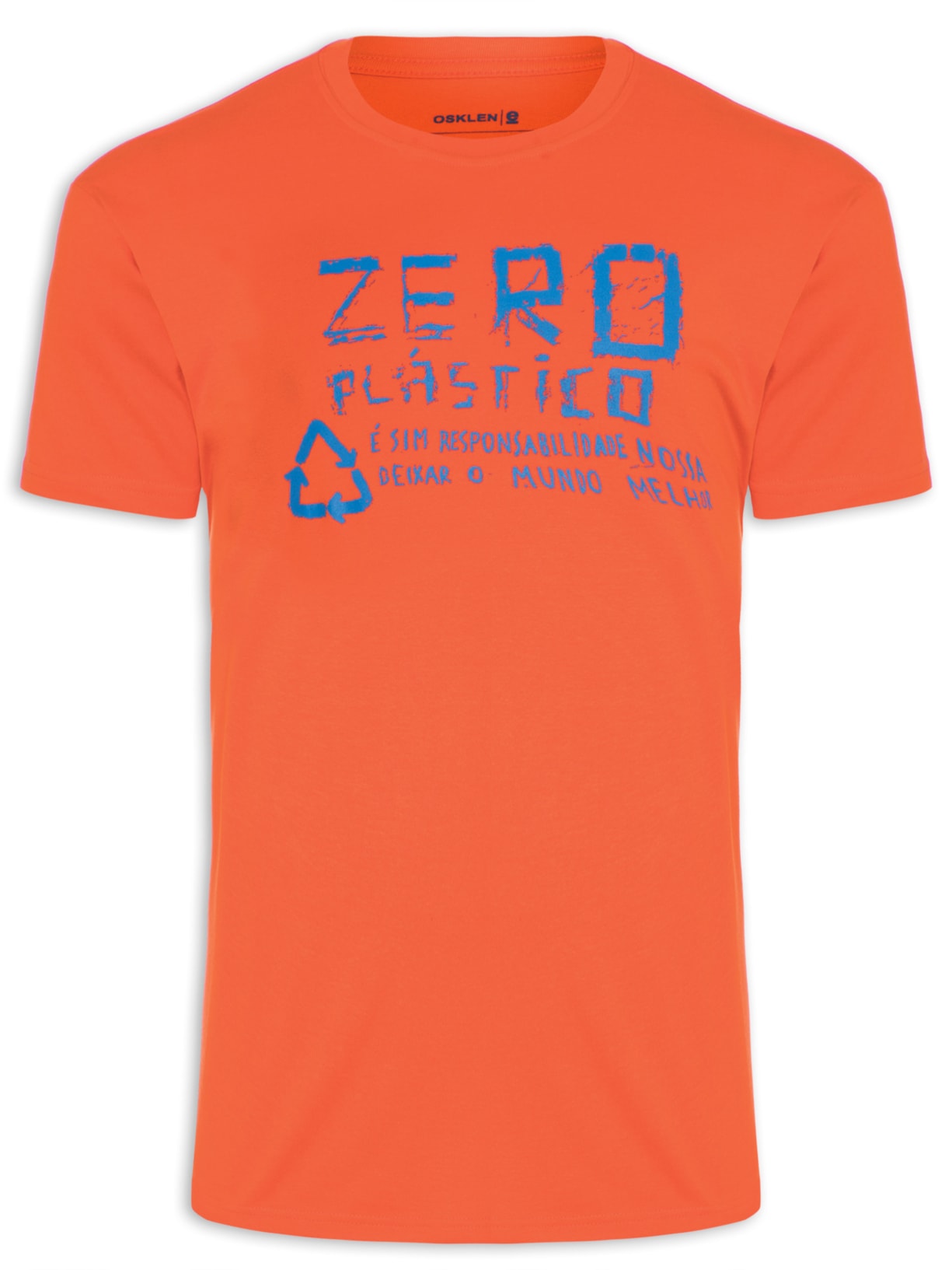 Camiseta Masculina Big Shirt - Laranja