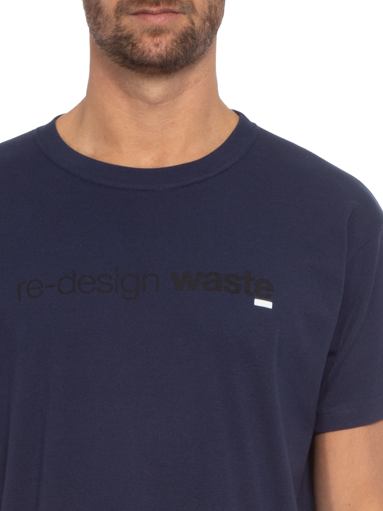 Camiseta Masculina Big Shirt Redesign Waste Azul Osklen