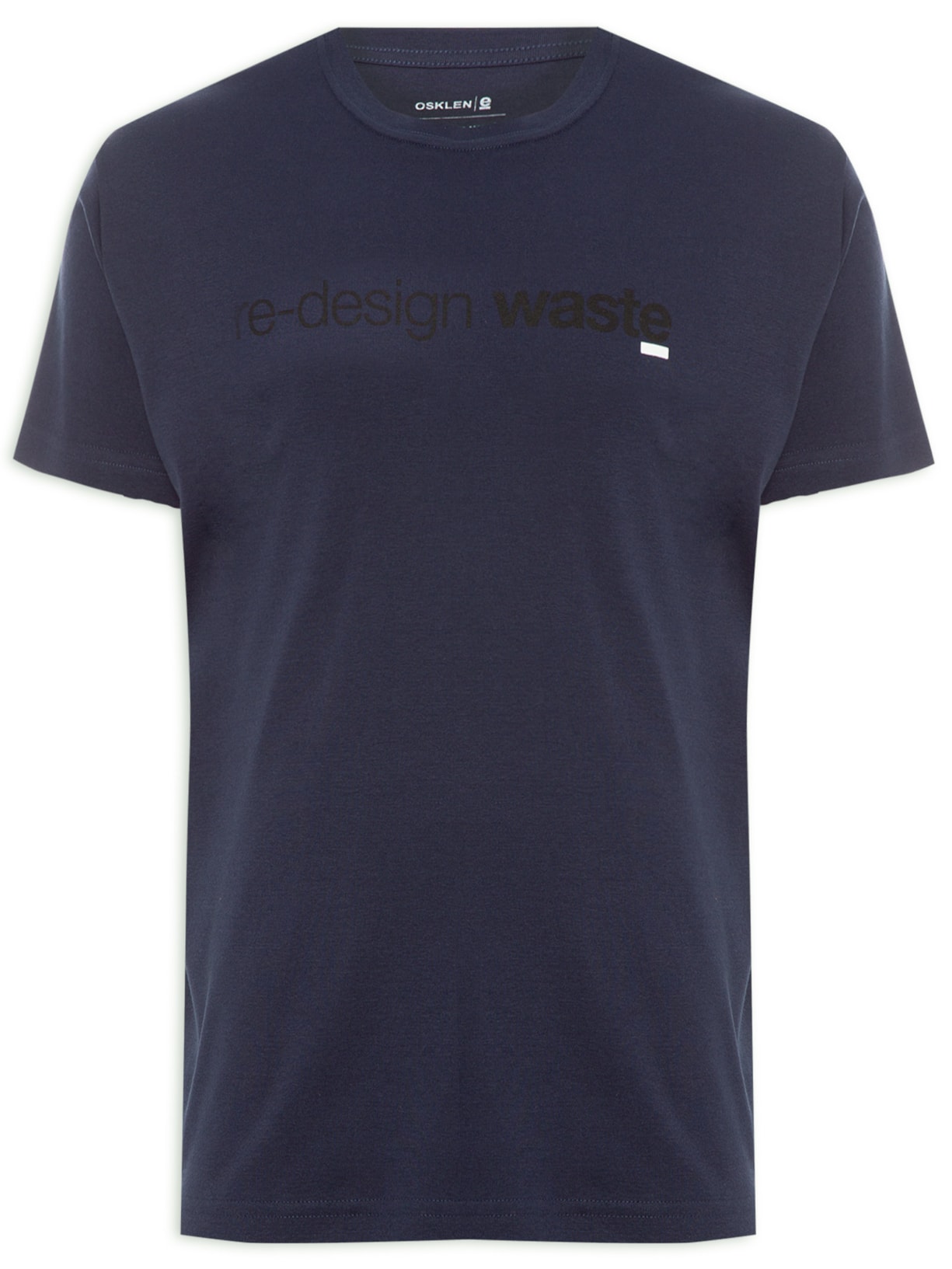 Camiseta Masculina Big Shirt Redesign Waste Azul Osklen