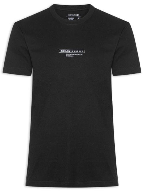 Camiseta Masculina Big Shirt SNWBRDNG – Preto