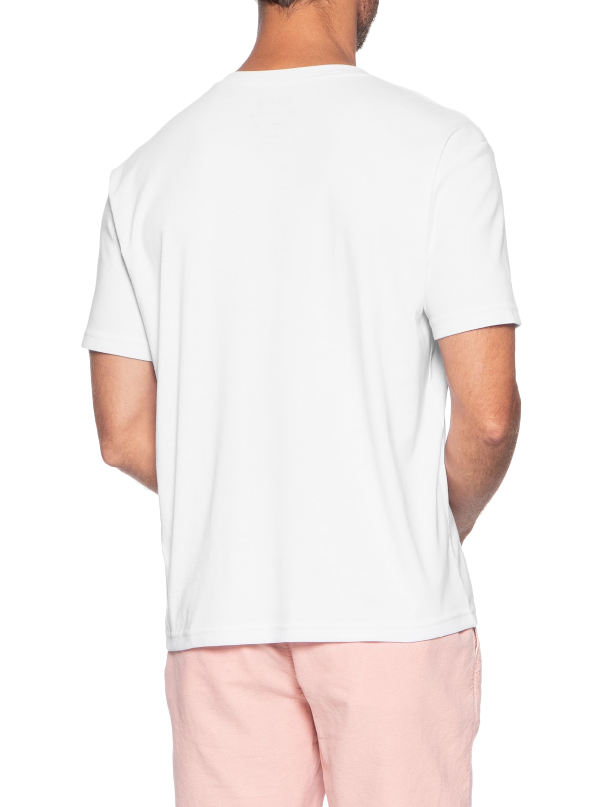 Camiseta Masculina Big Shirt Sunset Box Branco Osklen