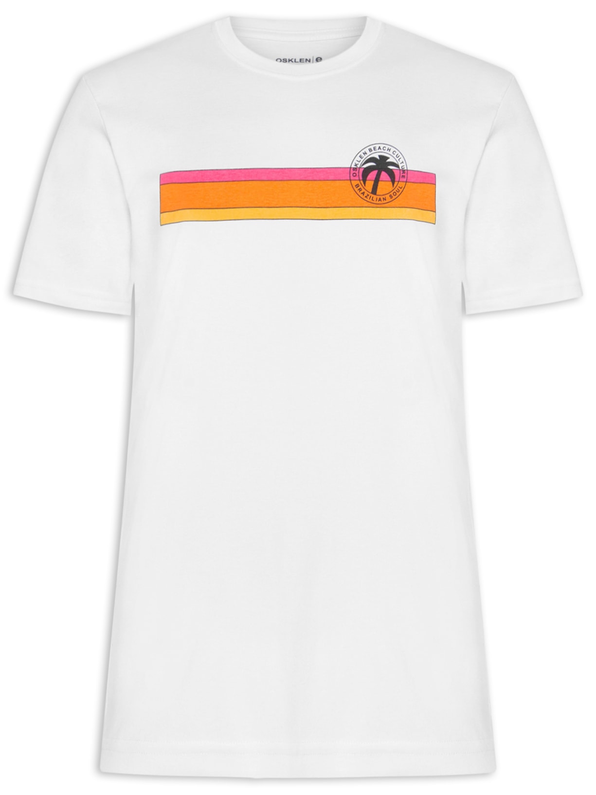 Camiseta Masculina Big Shirt Sunset Box - Branco