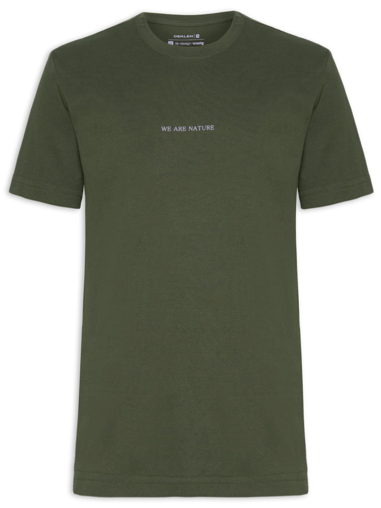 Camiseta Masculina Big Shirt We Are Nature - Verde
