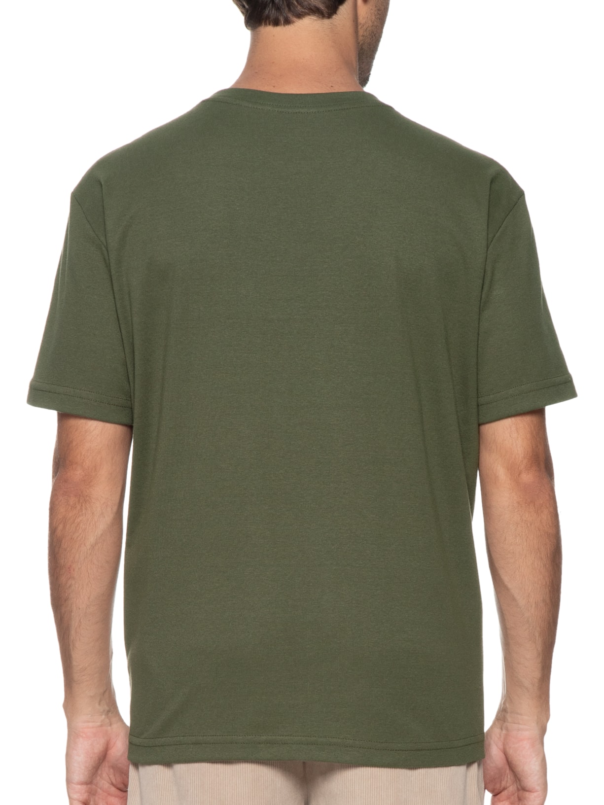 Camiseta Masculina Big Stc Patche Verde Osklen