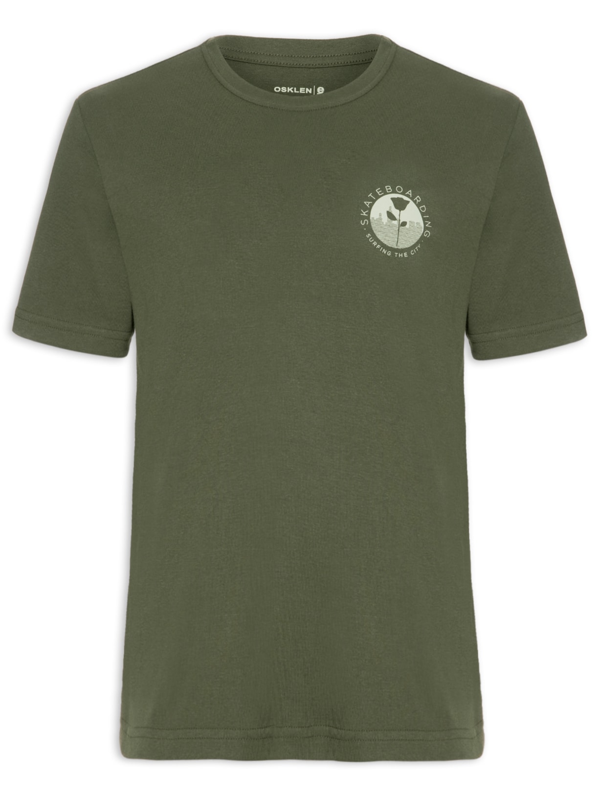 Camiseta Masculina Big Stc Patche - Verde