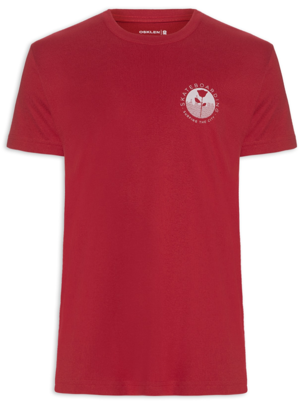Camiseta Masculina Big Stc Patche Vermelho Osklen