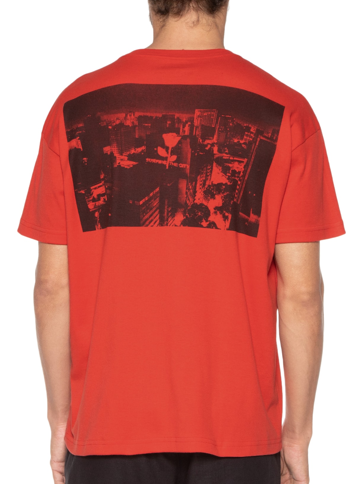 Camiseta Masculina Big Surfing The City Vermelho Osklen