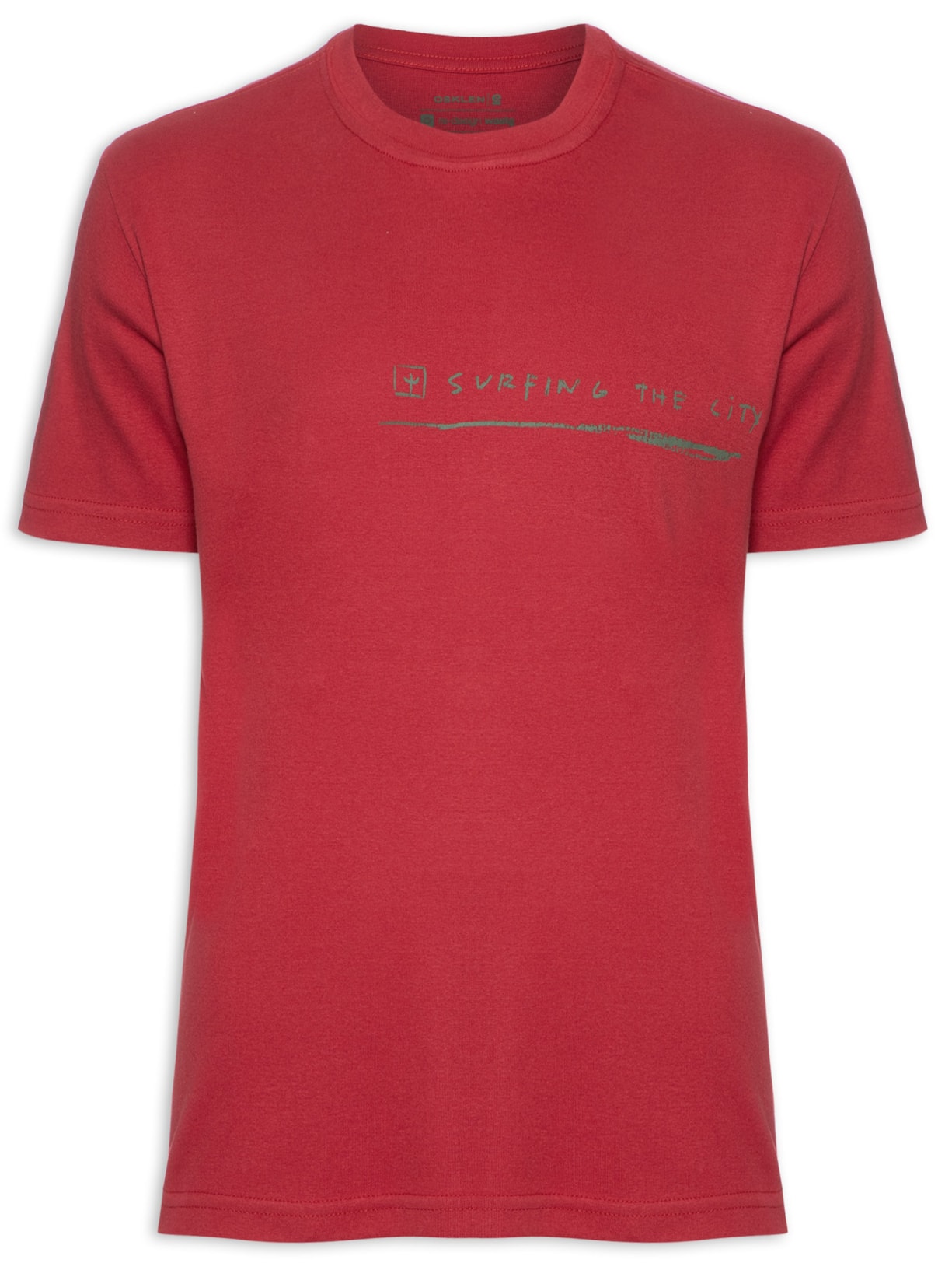 Camiseta Masculina Big Surng The City - Vermelho