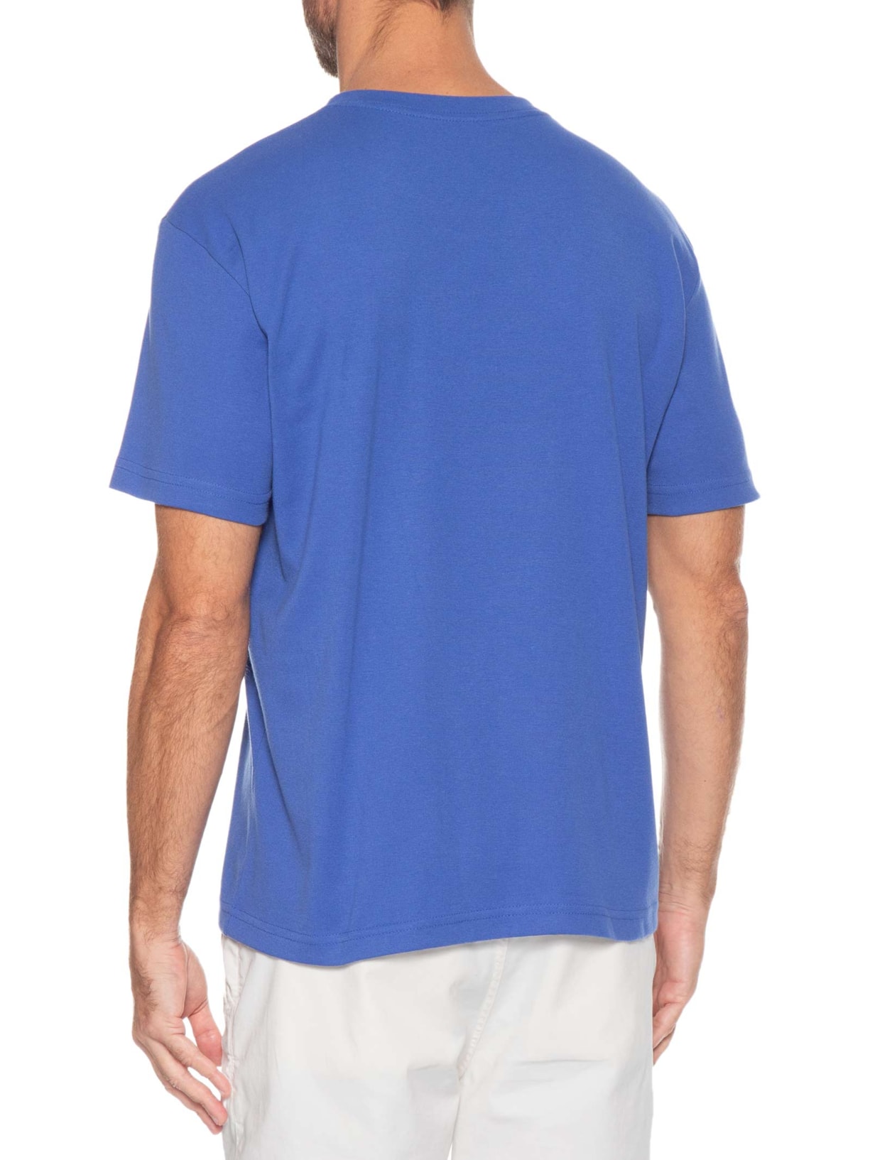 Camiseta Masculina Big Tridente Azul Osklen