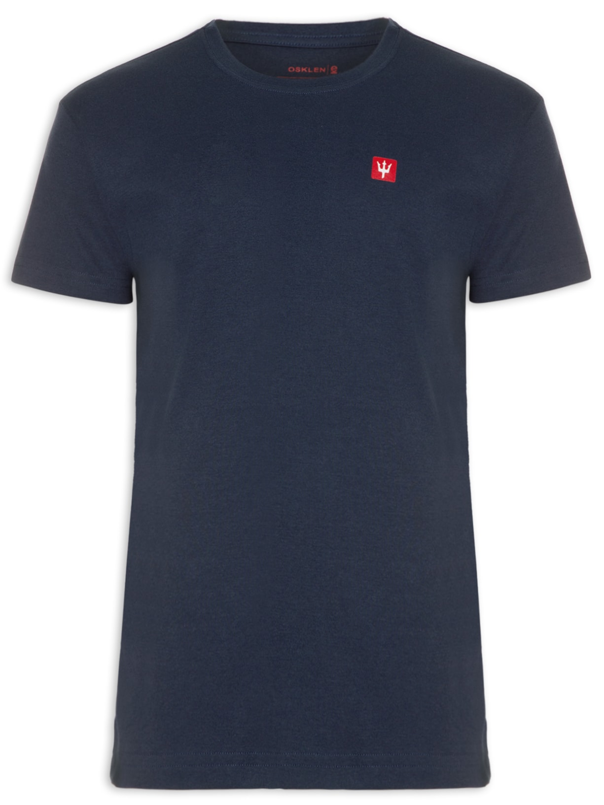 Camiseta Masculina Big Tridente Clássico Azul Osklen