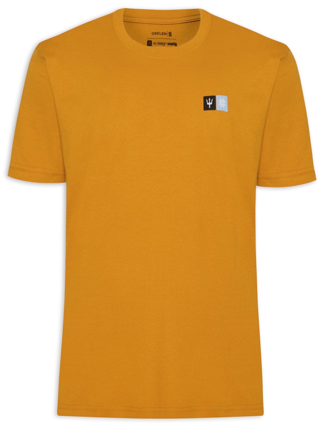 Camiseta Masculina Big Tridente Snow - Amarelo