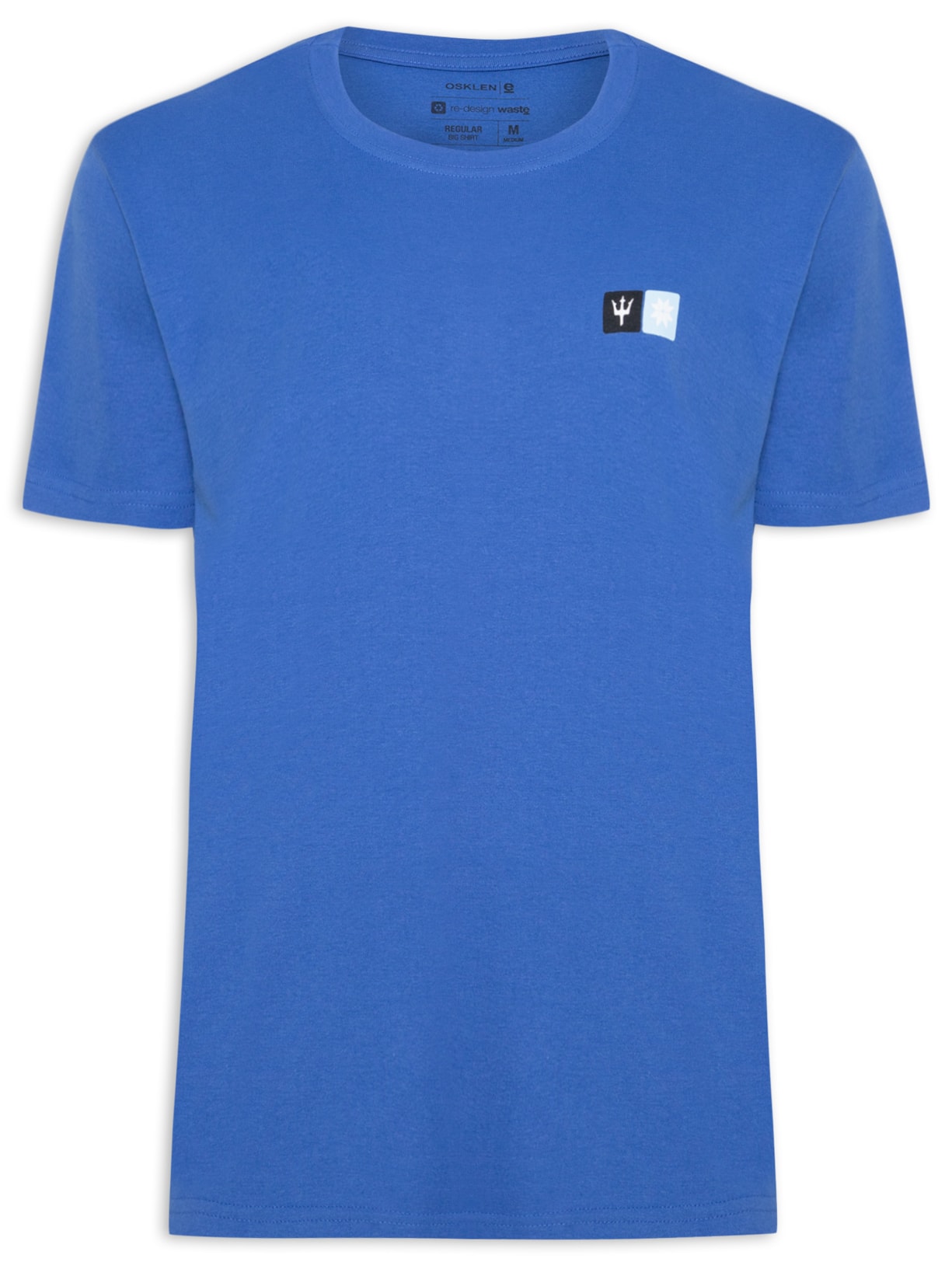 Camiseta Masculina Big Tridente Snow - Azul