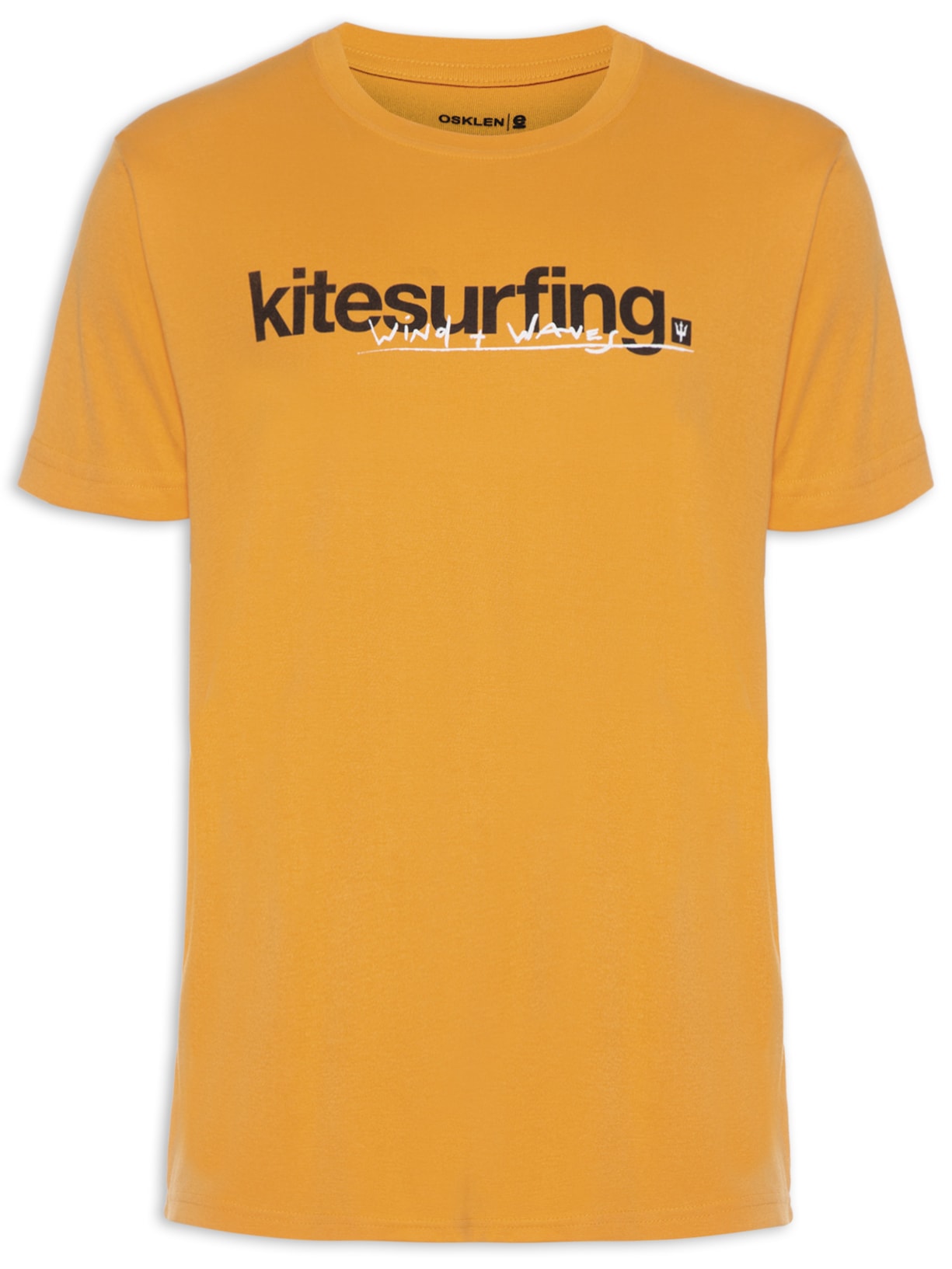 Camiseta Masculina Big Wind + Waves - Amarelo