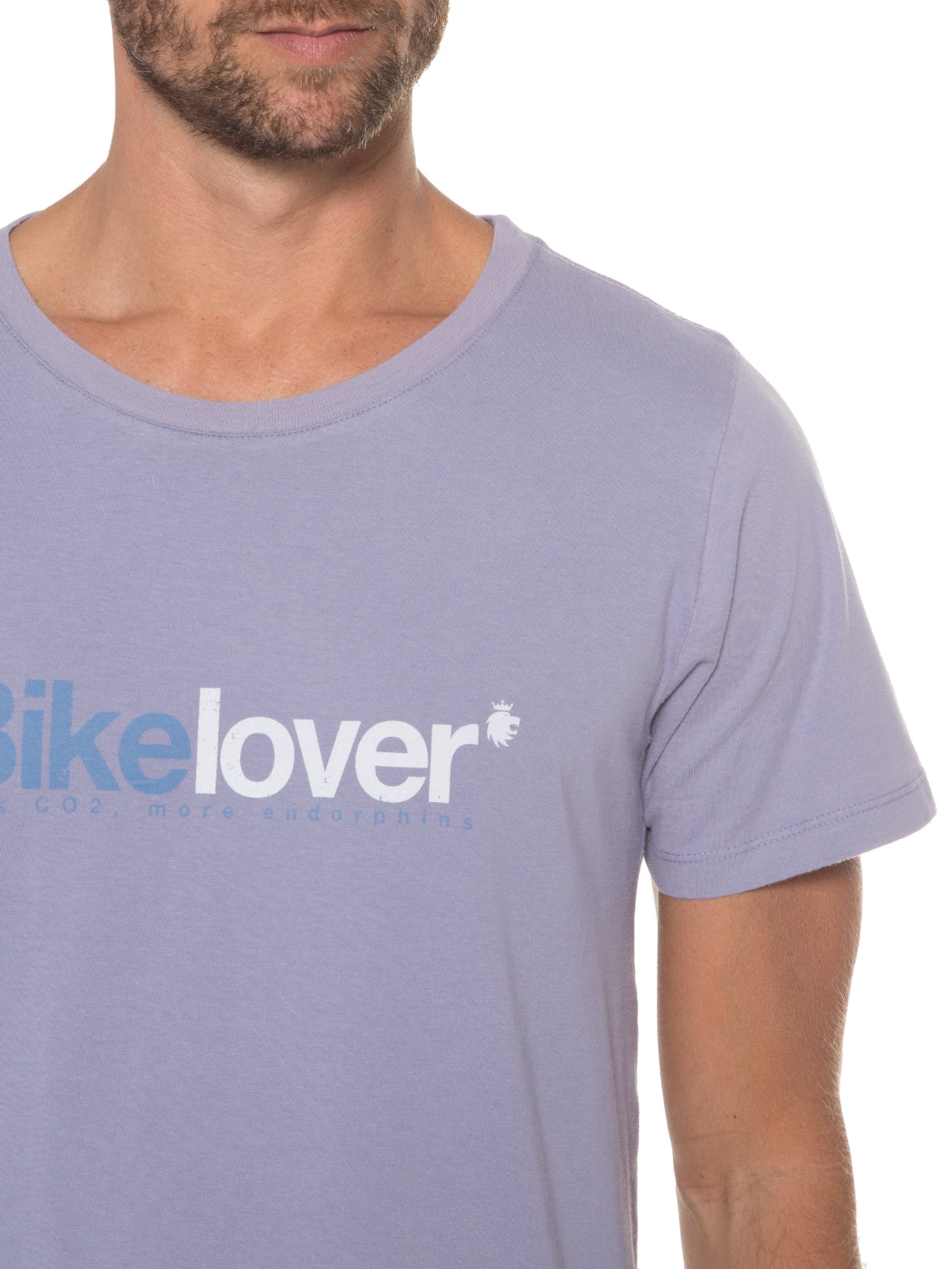 Camiseta Masculina Bike Lover Lilás Von Der Volke