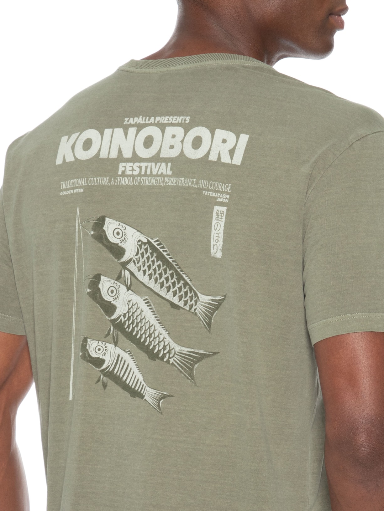 Camiseta Masculina Birutas Verde Zapalla