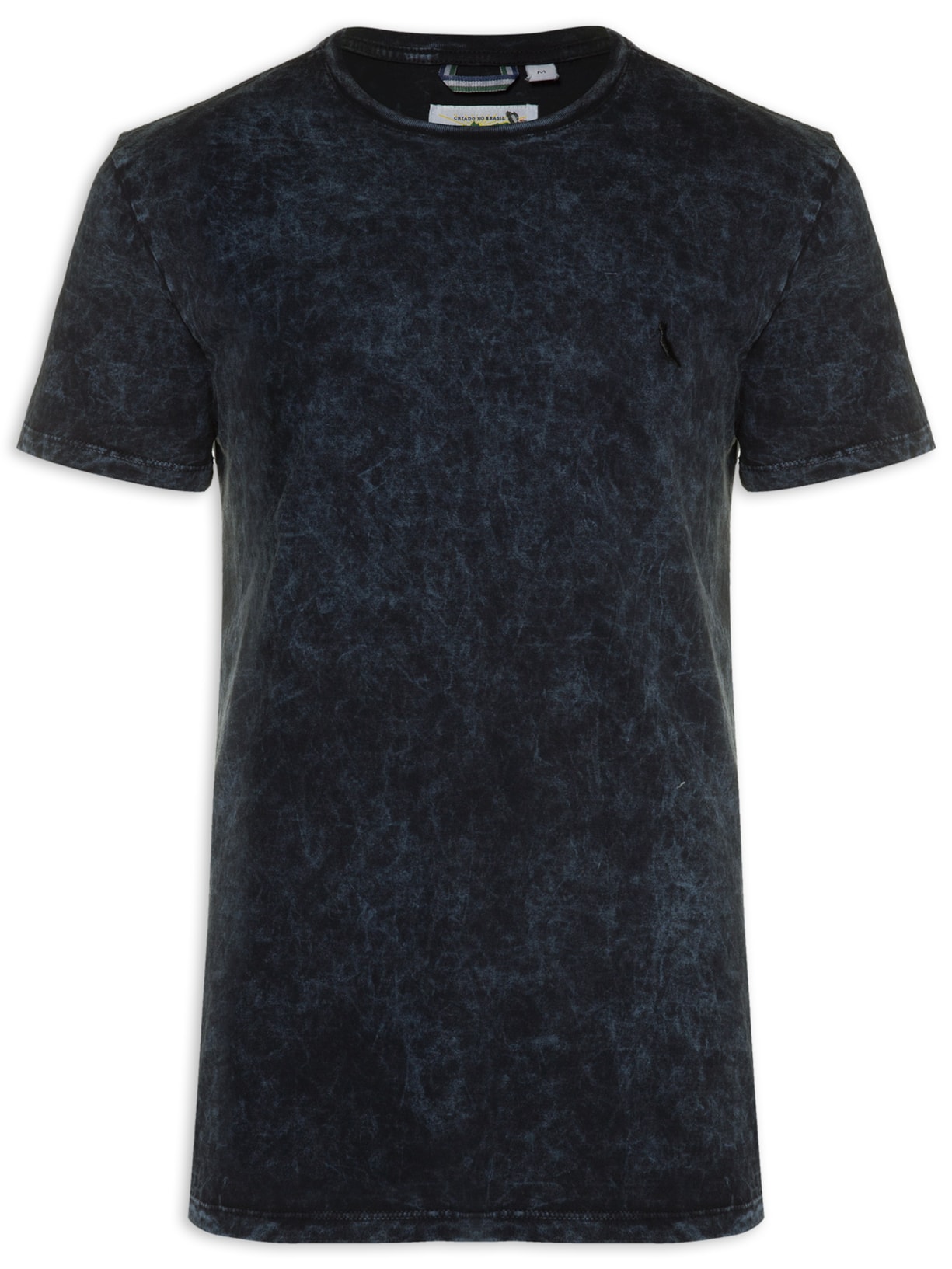 Camiseta Masculina Black Blue - Azul