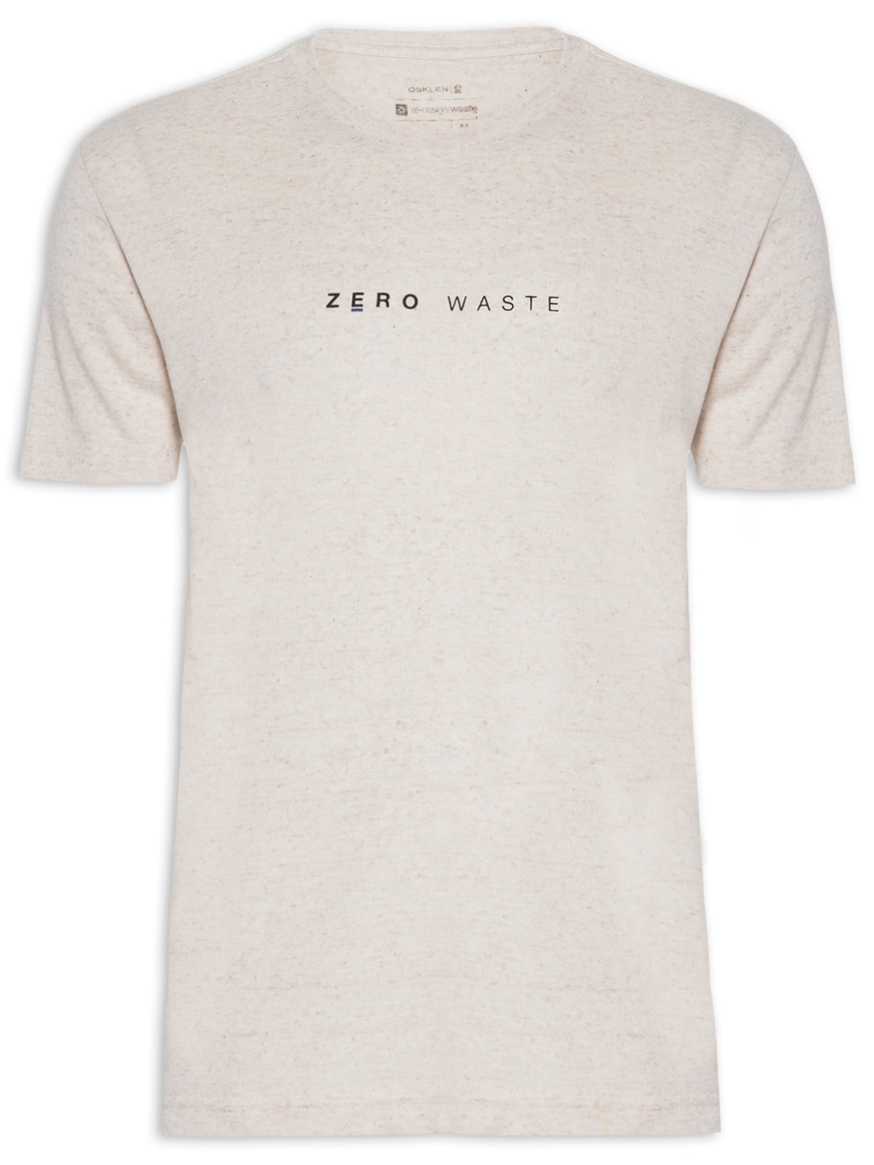 Camiseta Masculina Blend Zero Waste Bege Osklen