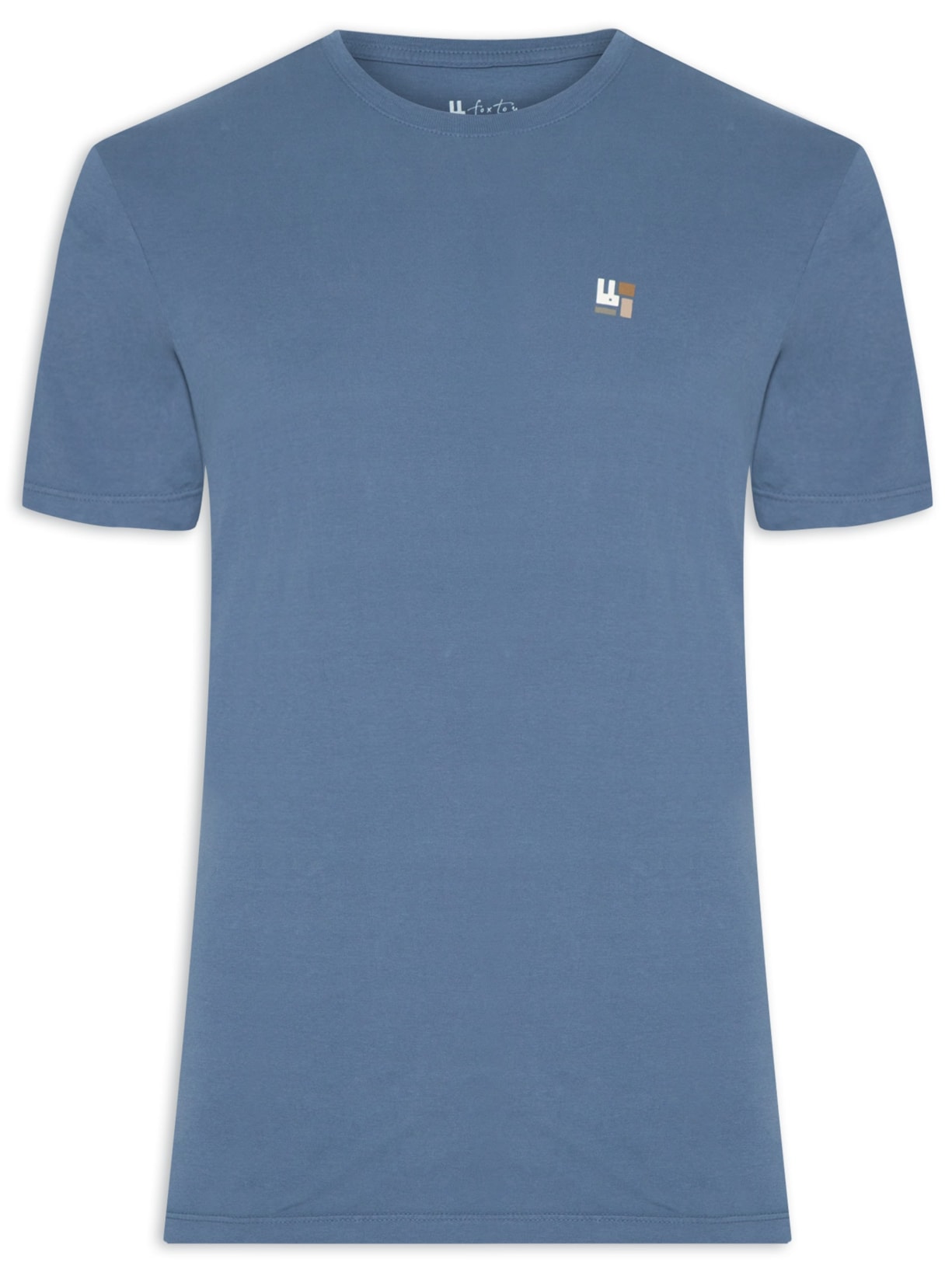 Camiseta Masculina Block - Azul