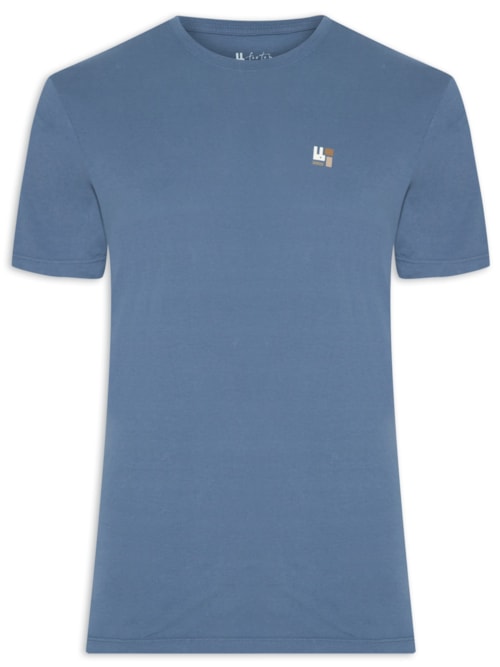Camiseta Masculina Block - Azul