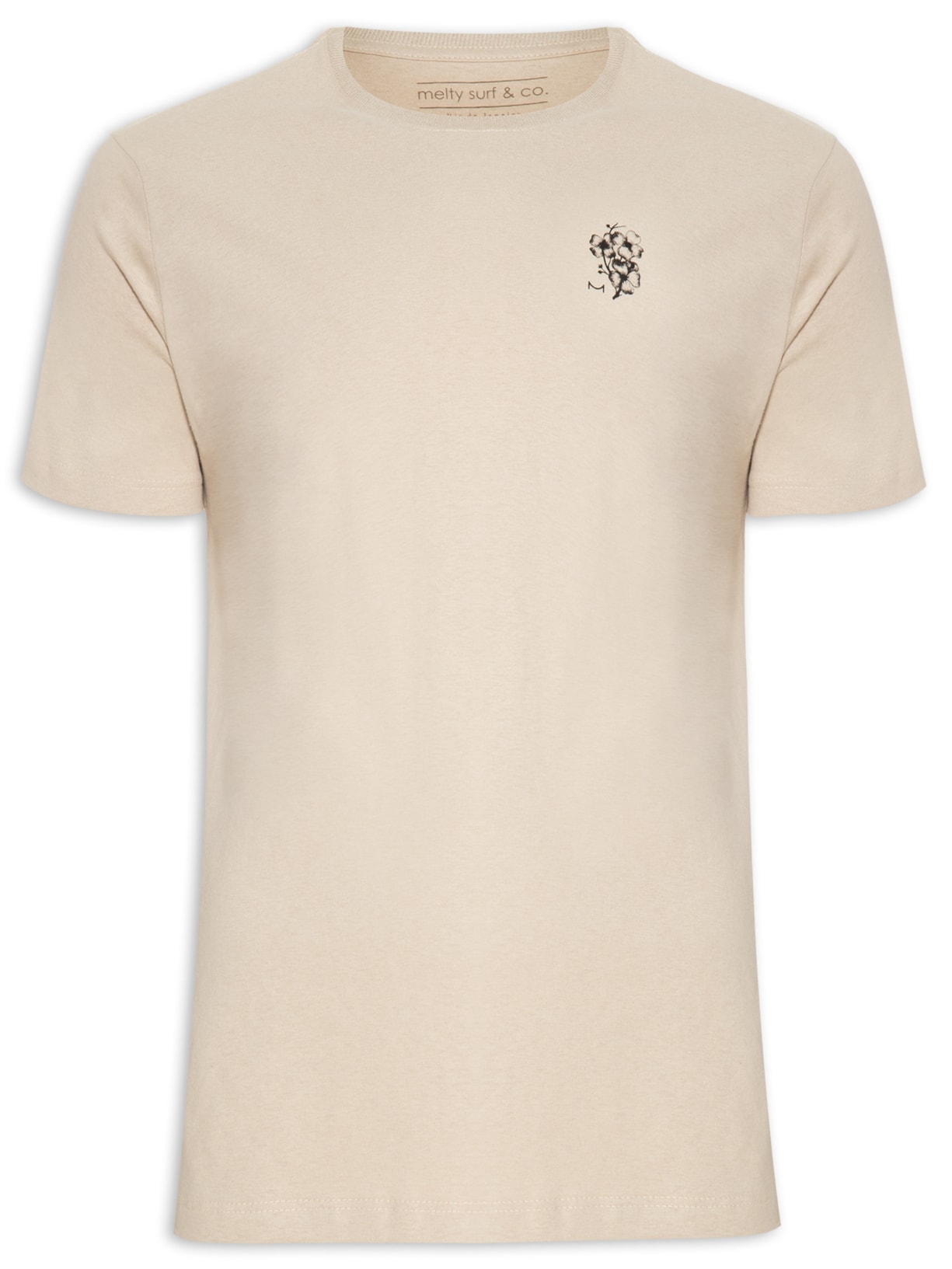 Camiseta Masculina Bloom Wild - Bege