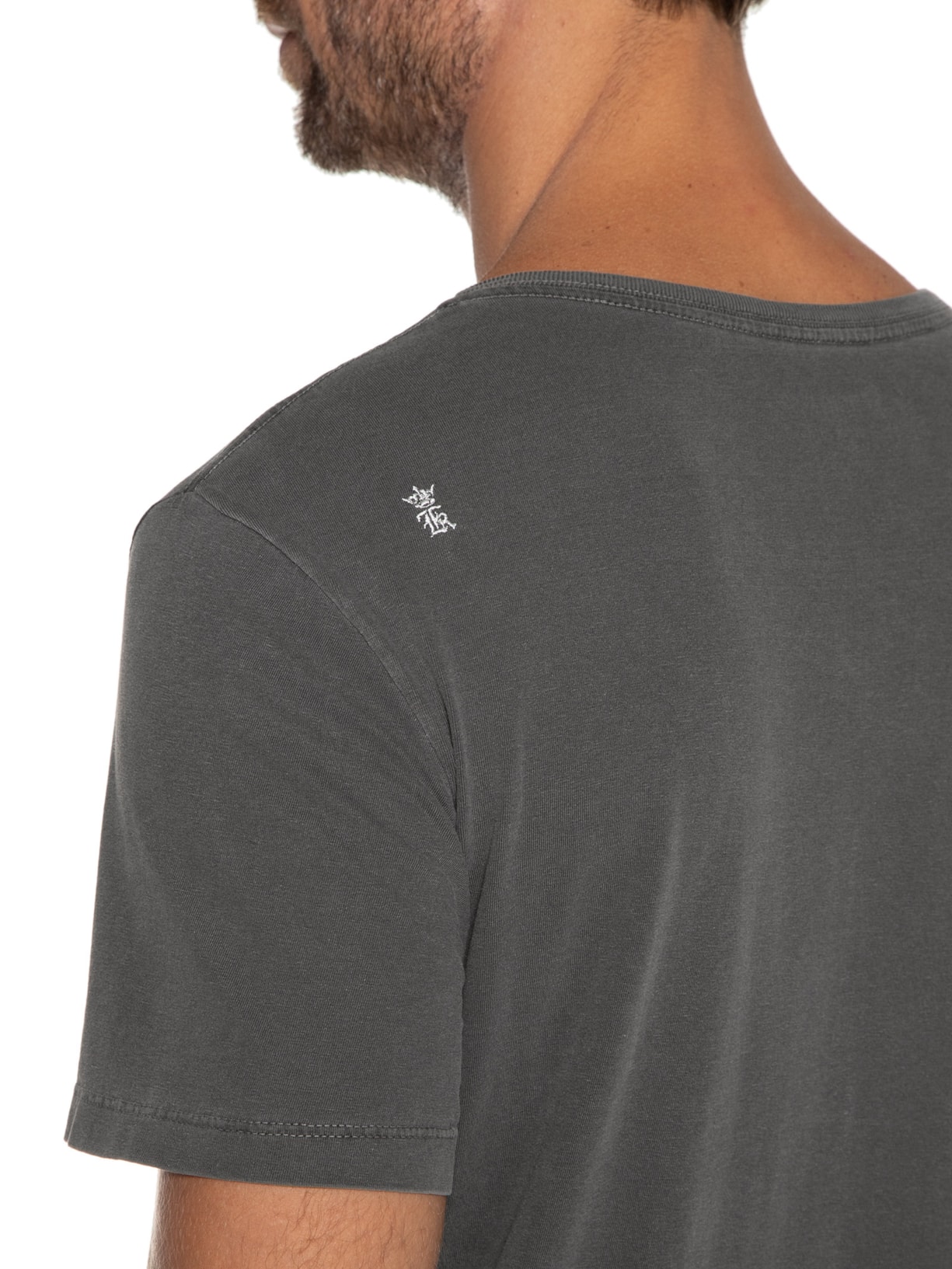 Camiseta Masculina Bloquinho Cinza Sergio K