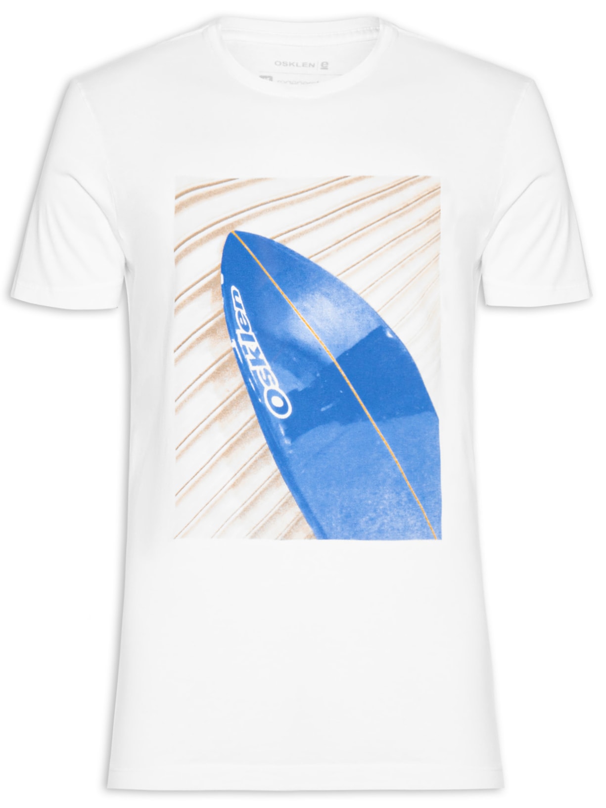 Camiseta Masculina Blue Stone Manga Curta - Branco