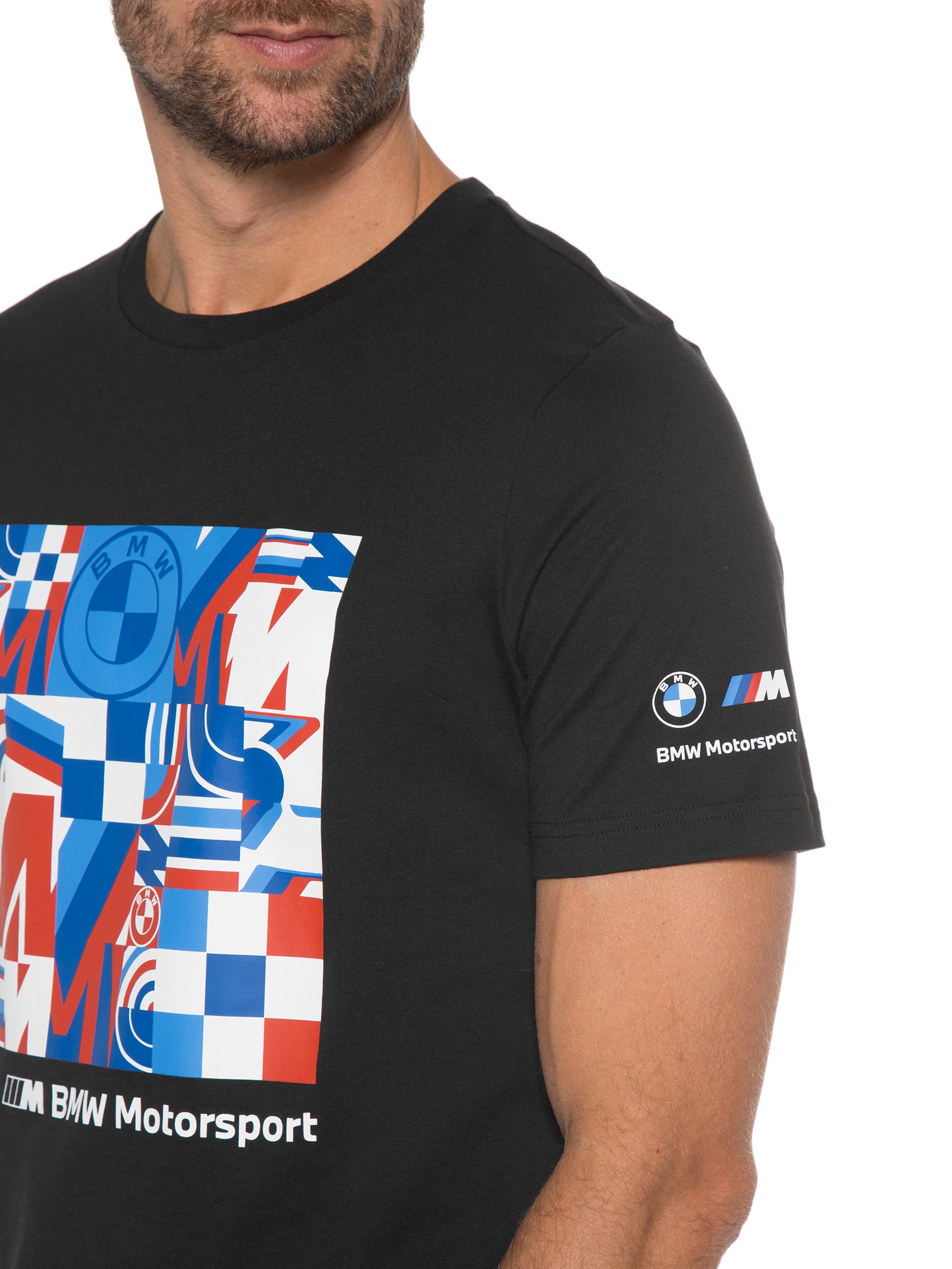 Camiseta Masculina Bmw Mms Graphic Tee - Puma - Preto