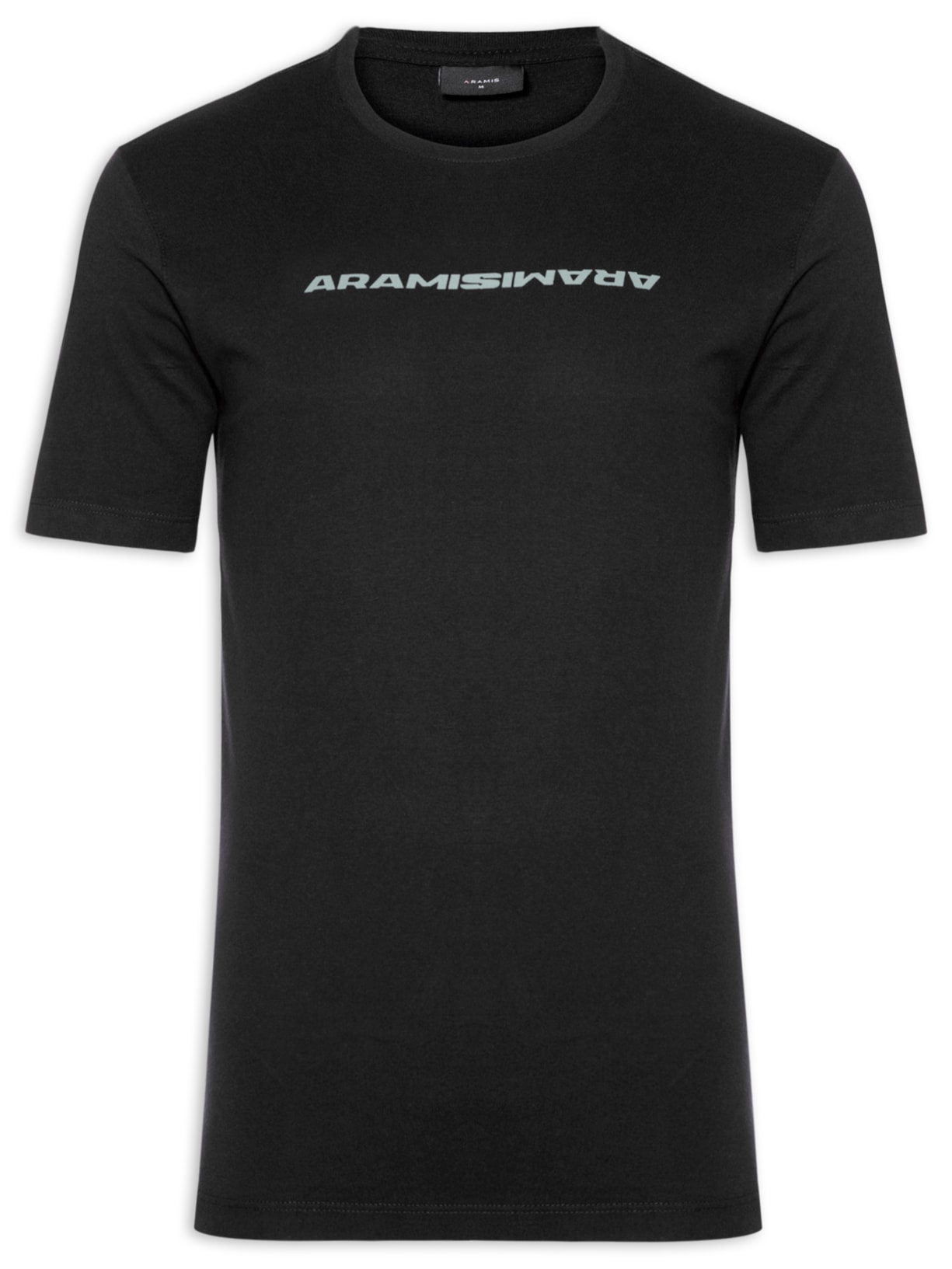 Camiseta Masculina Bold Espelhado - Preto