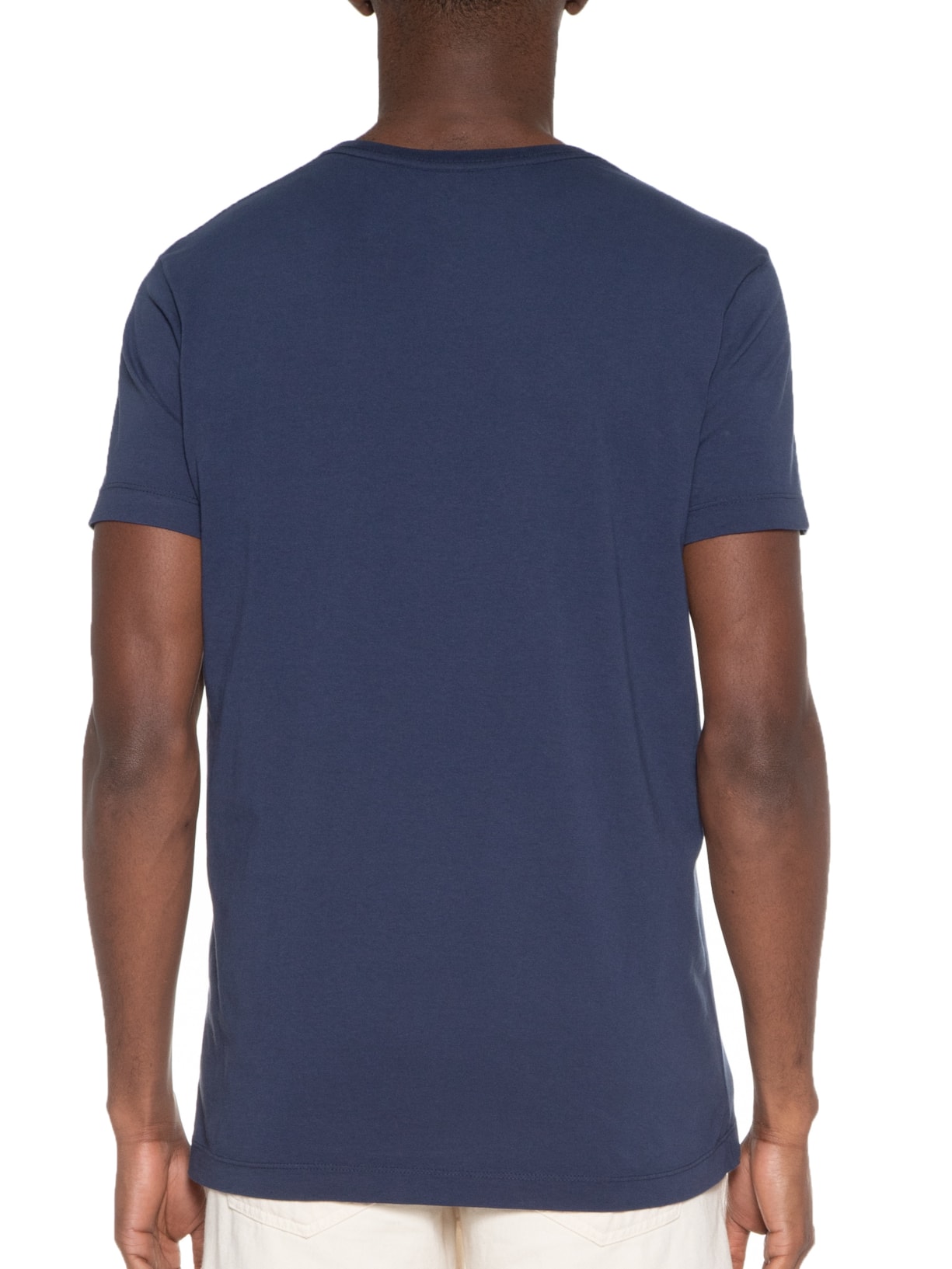 Camiseta Masculina Bolso Azul Purple Yellow