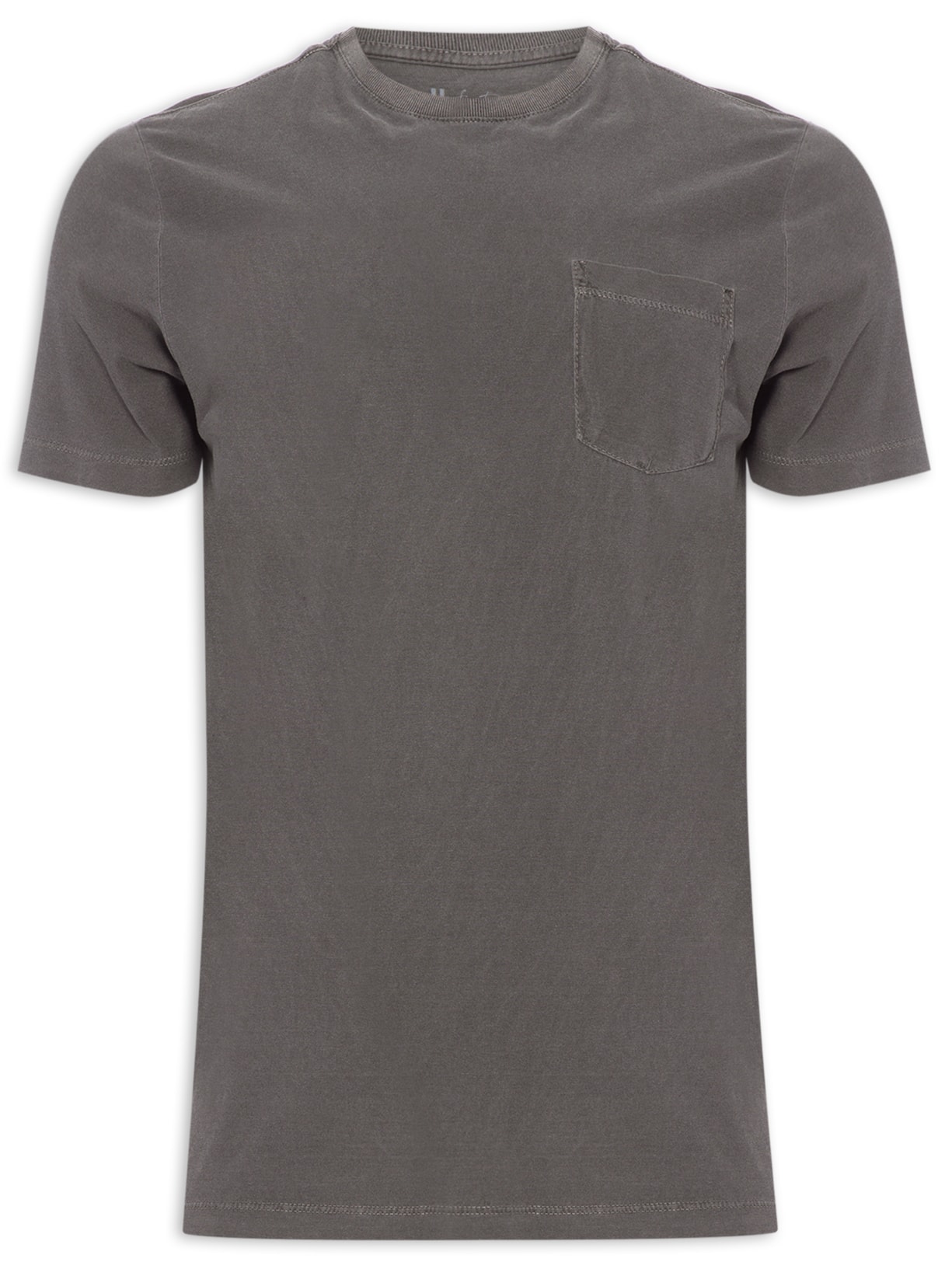 Camiseta Masculina Bolso Fxtn Cinza Foxton