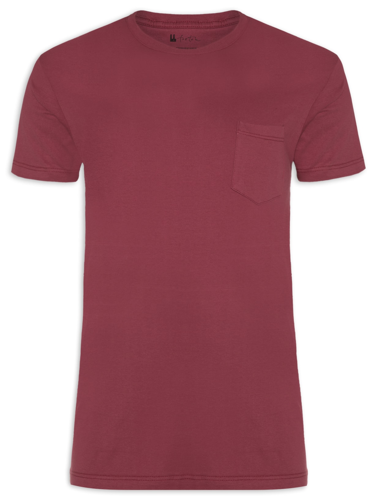 Camiseta Masculina Bolso New Vermelho Foxton