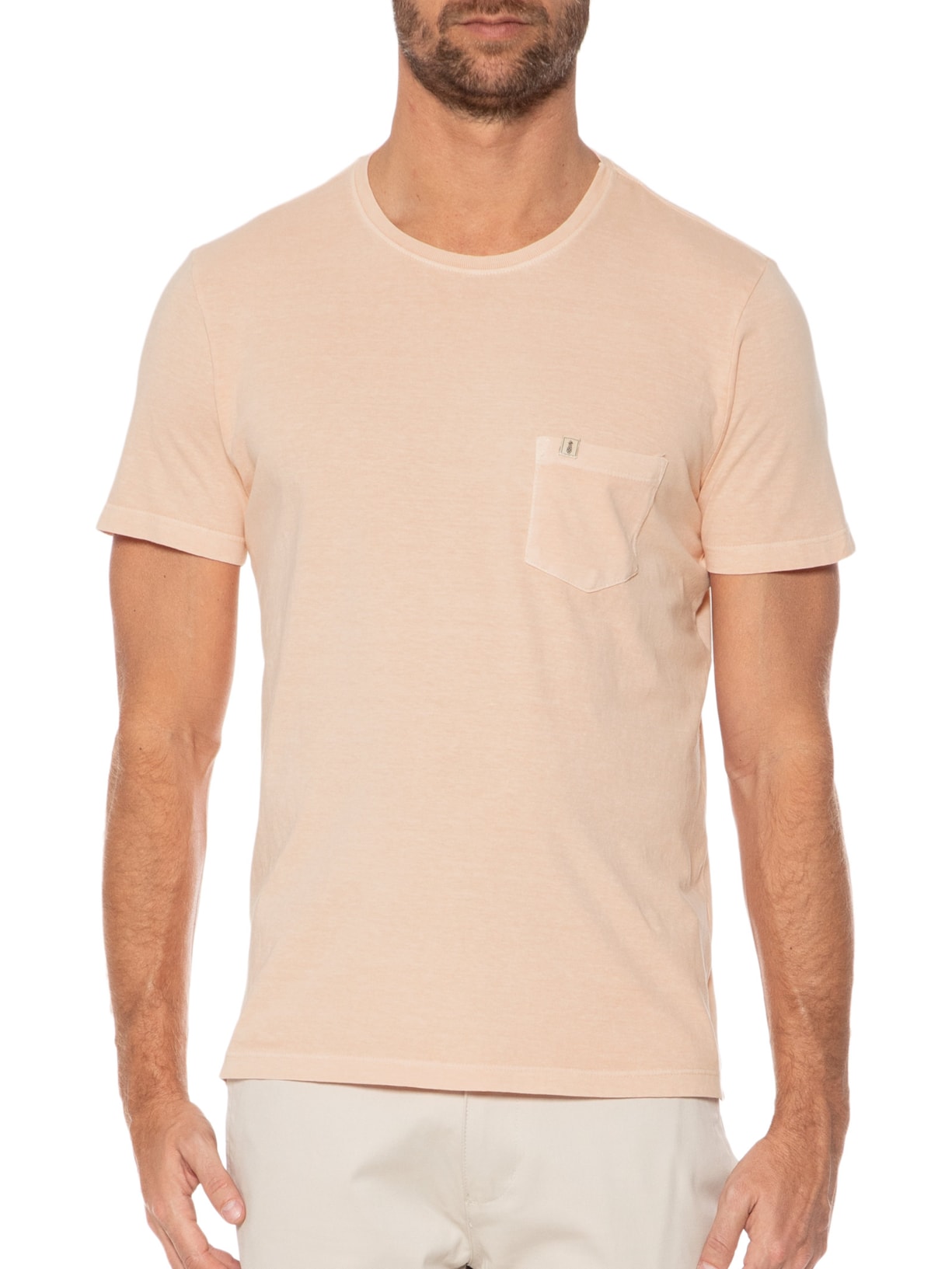 Camiseta Masculina Bolso Stoned Laranja Pineapple