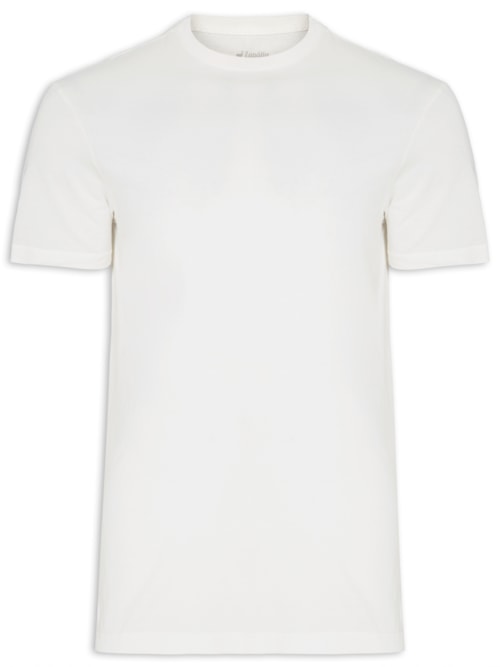 Camiseta Masculina Botânica - Off White