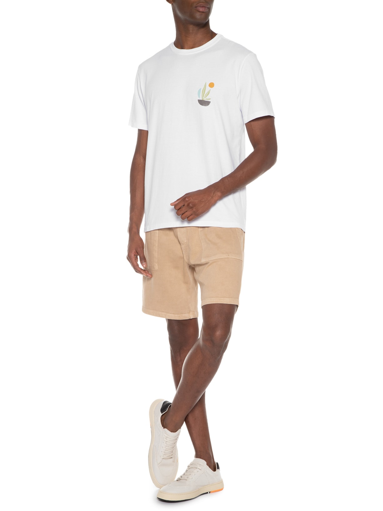 Camiseta Masculina Botany Branco Austral
