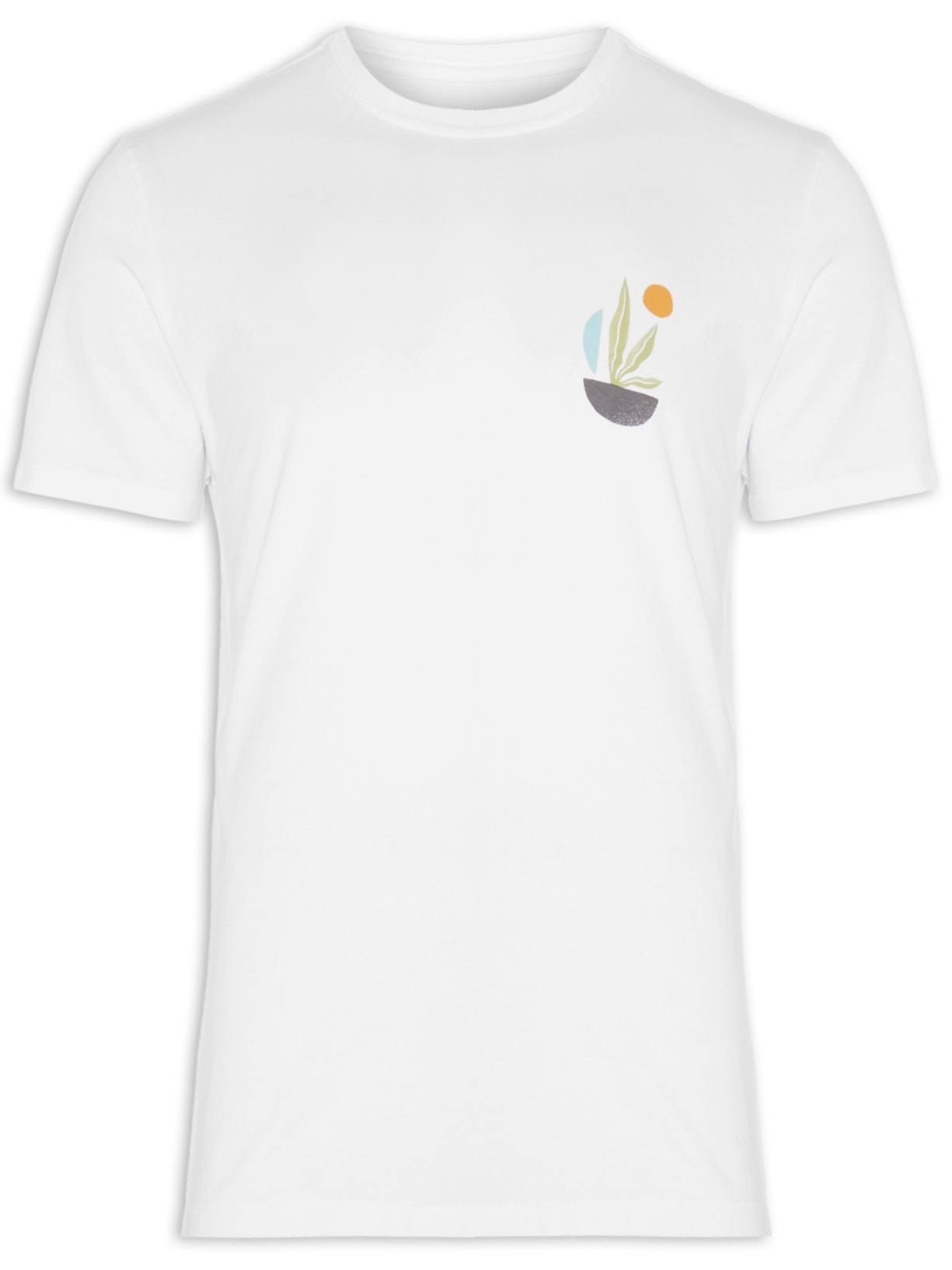 Camiseta Masculina Botany - Branco