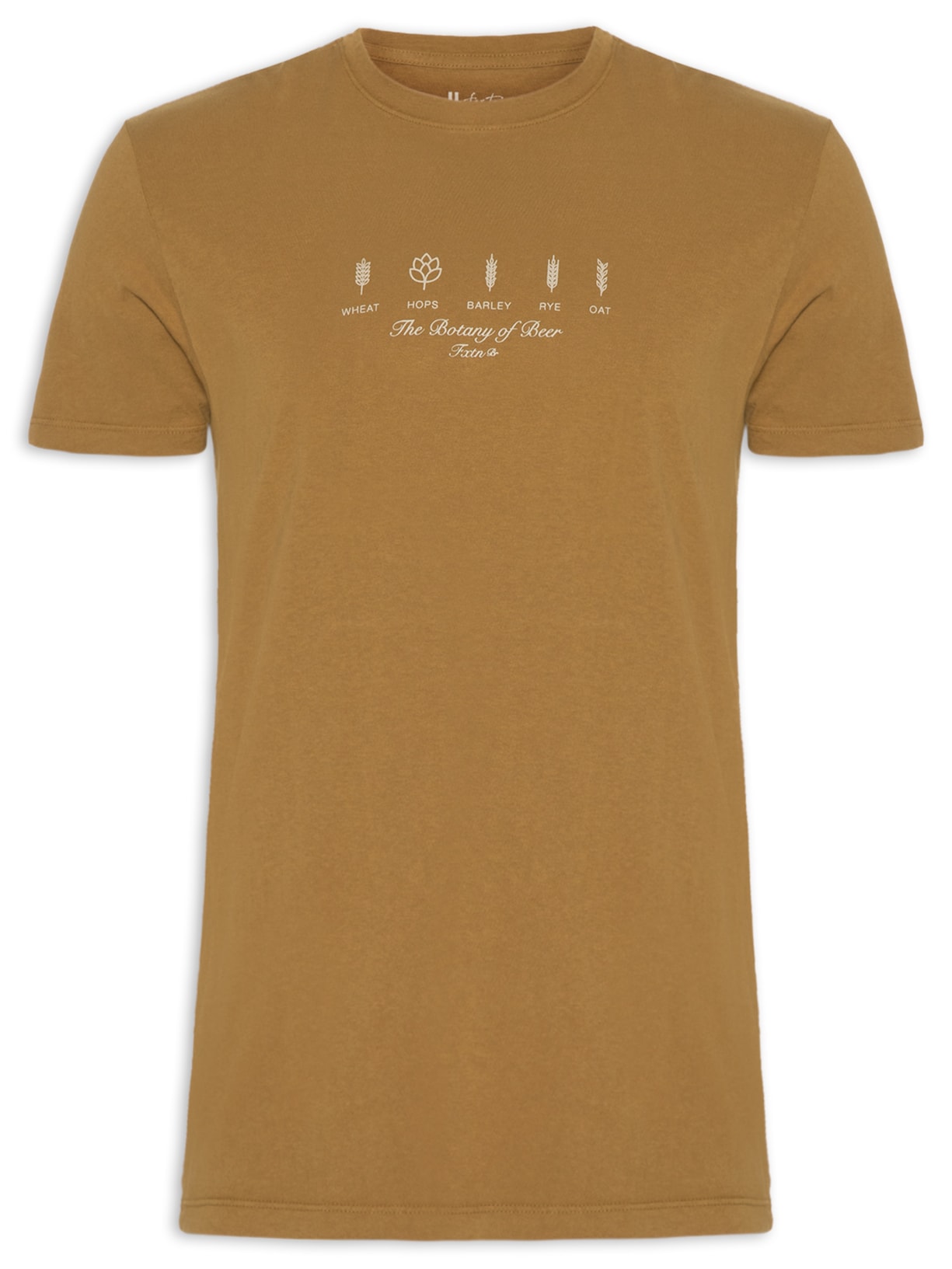 Camiseta Masculina Botany Of Beer - Marrom