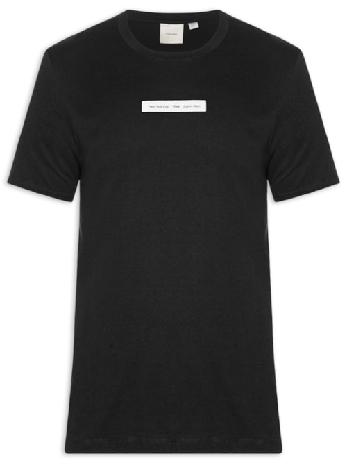 Camiseta Masculina Box Nyc - Preto