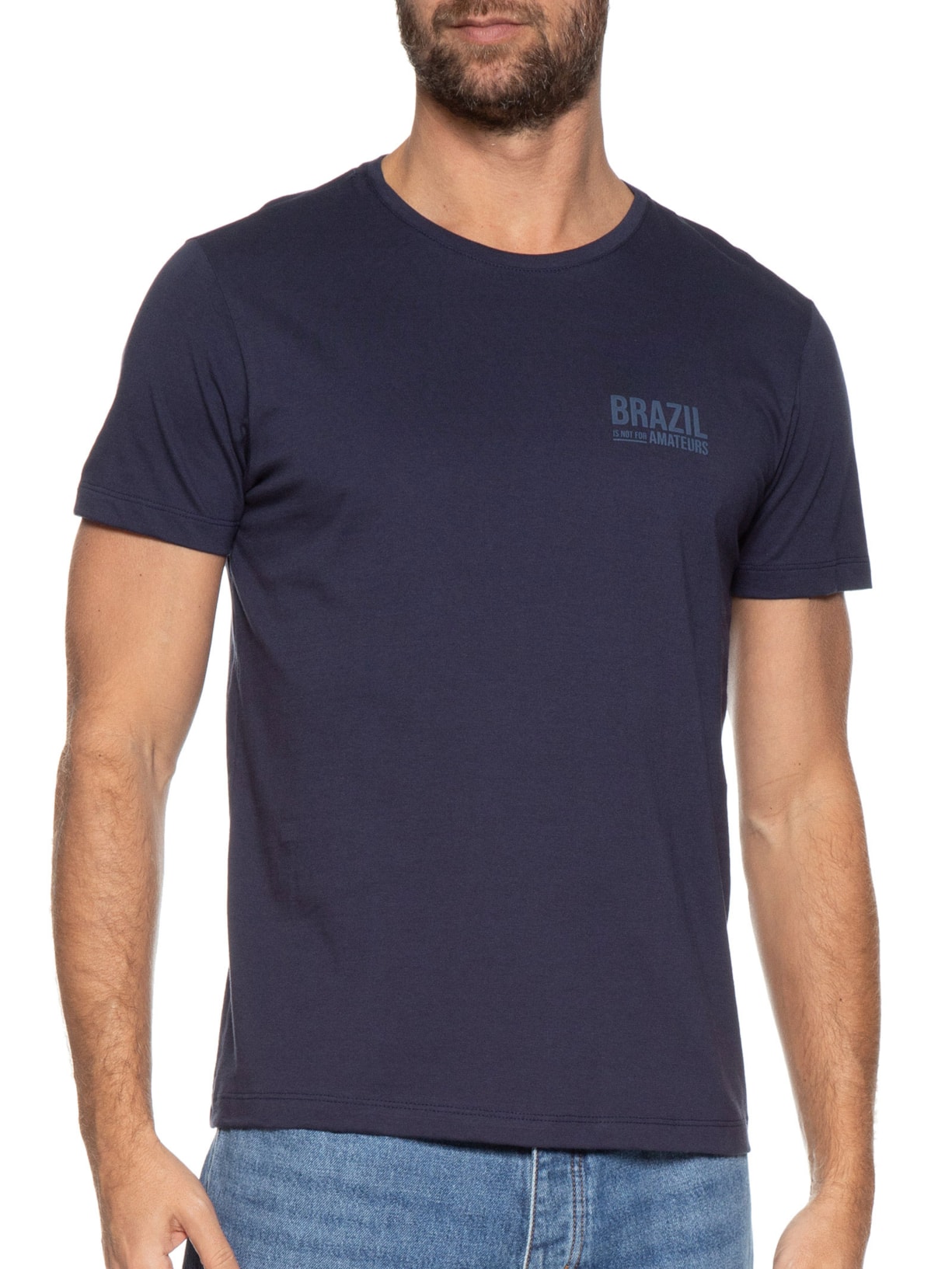 Camiseta Masculina BR Is Not For Amateur Azul Sergio K