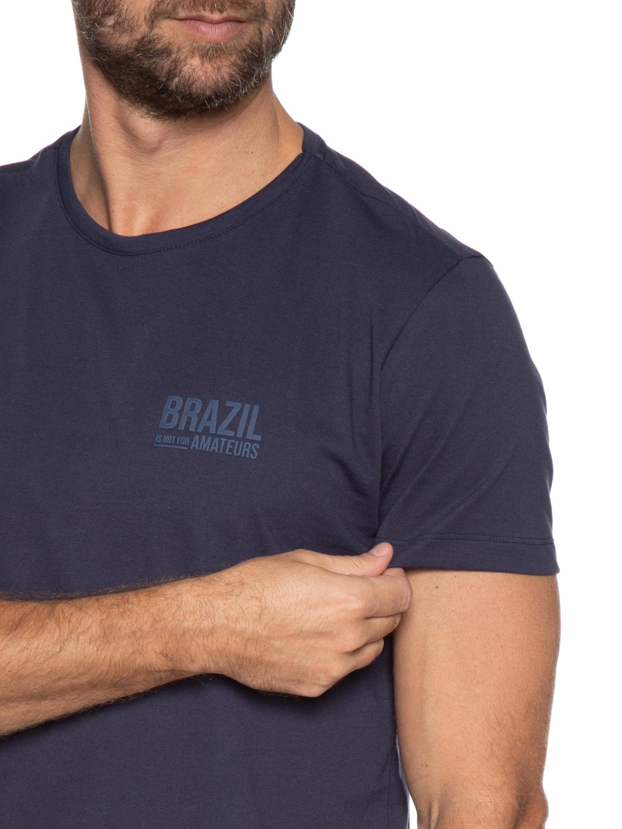 Camiseta Masculina BR Is Not For Amateur Azul Sergio K