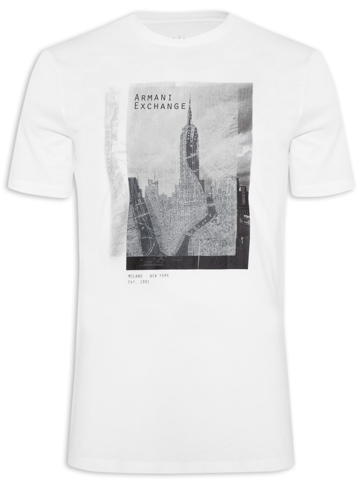 Camiseta Masculina Branco Armani Exchange