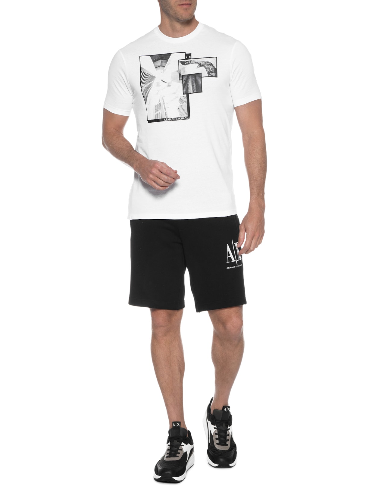 Camiseta Masculina Branco Armani Exchange